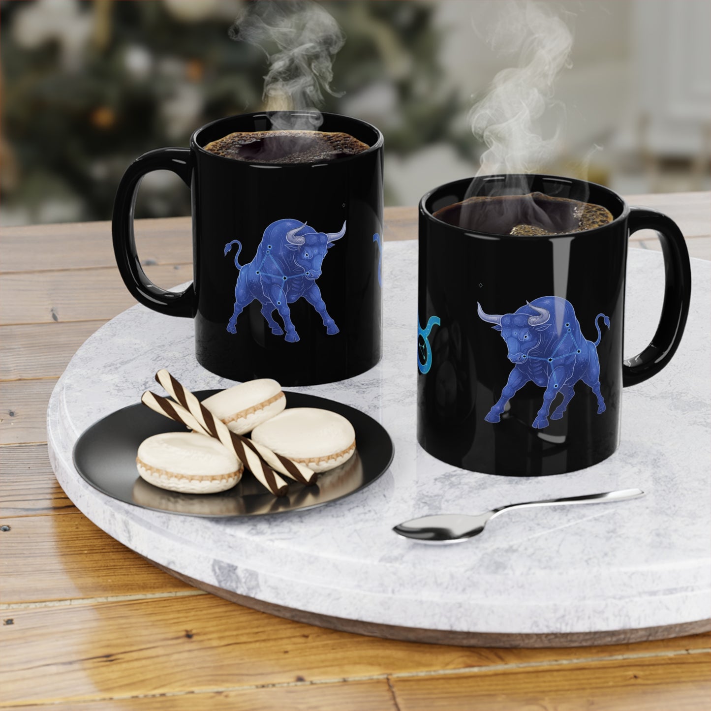 Zodiac Taurus Coffee Mug, Astrology Gifts, Celestial Drinkware, Bull Horoscope, Star Sign Mug, Zodiac Lover Presents