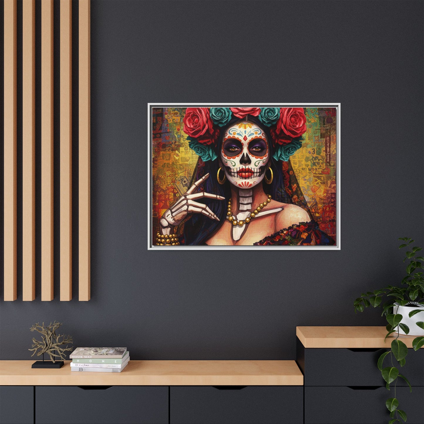 LaCatrina Elegance: Professional Multi-Color Framed Matte Canvas #9