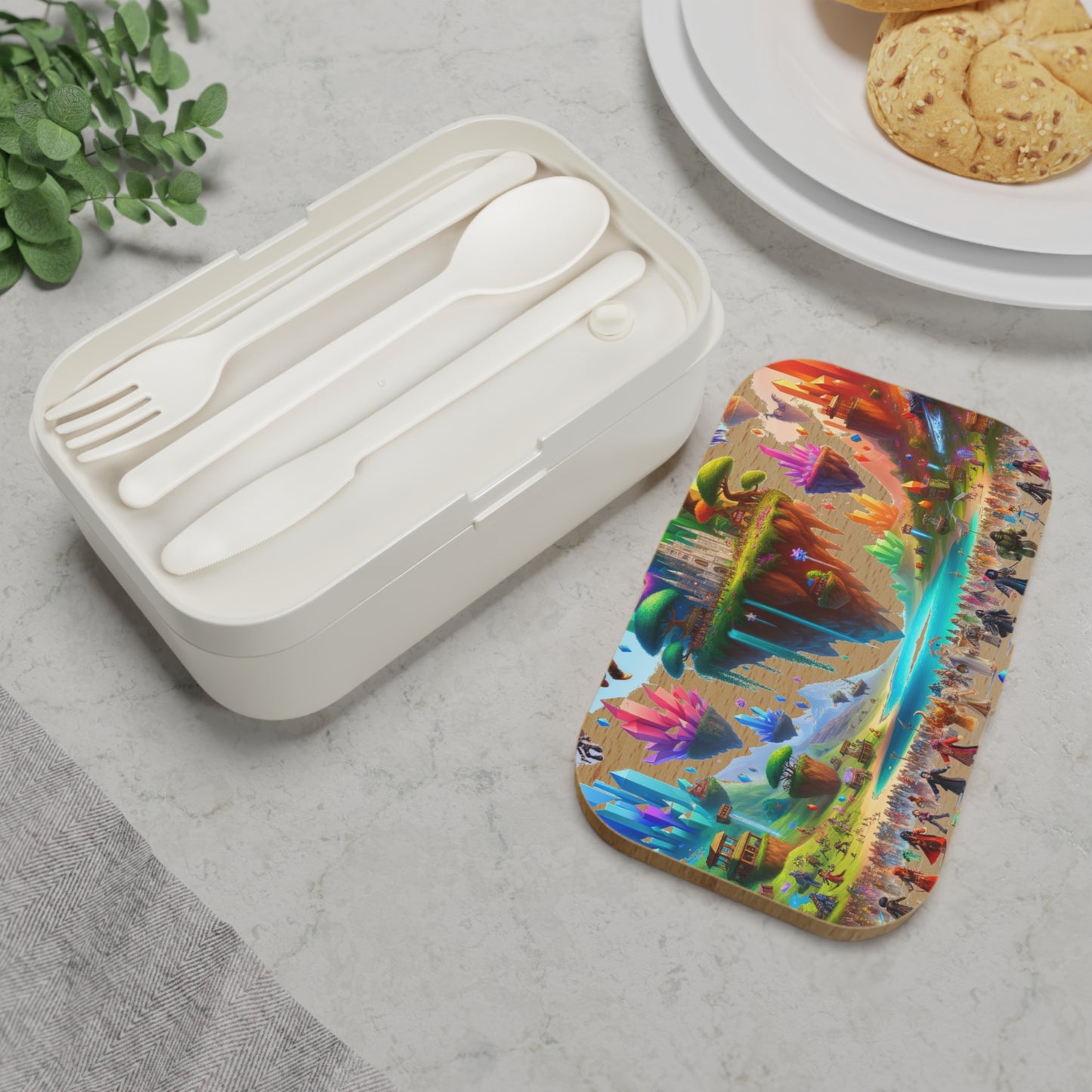 Sleek Minimalist Bento Box #13 - Perfect for On-the-Go Meals