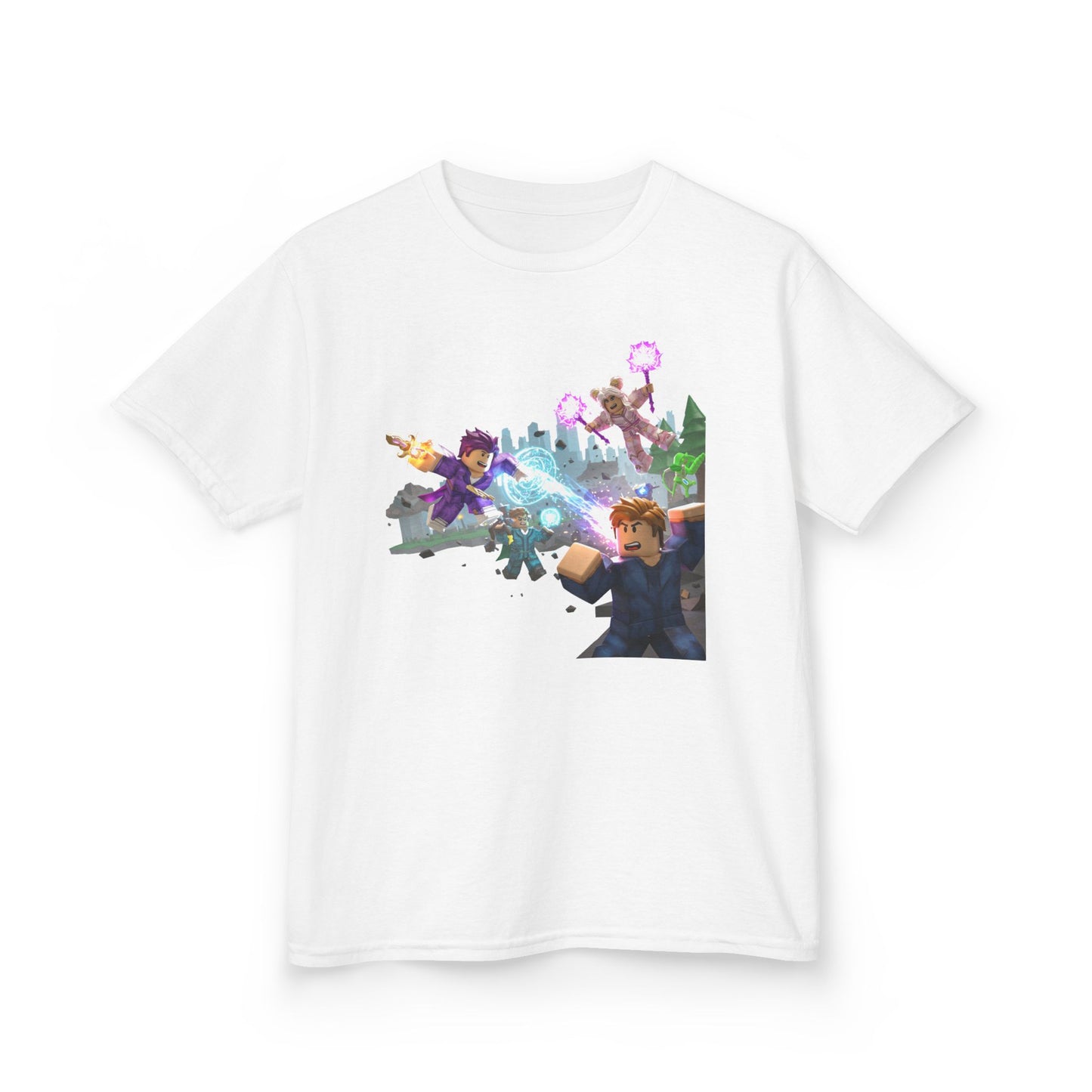 Pixel Pals Playground - Kids' Trendy Voxel Tee