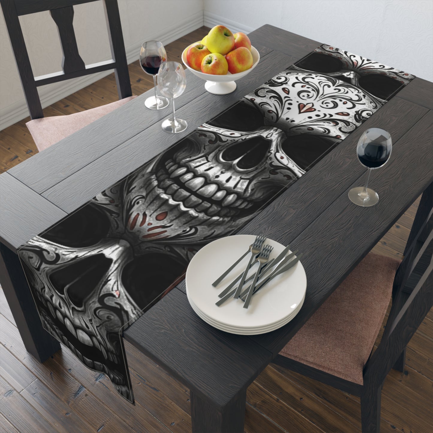 LaCatrina Edge: Bold & Mysterious Table Runner