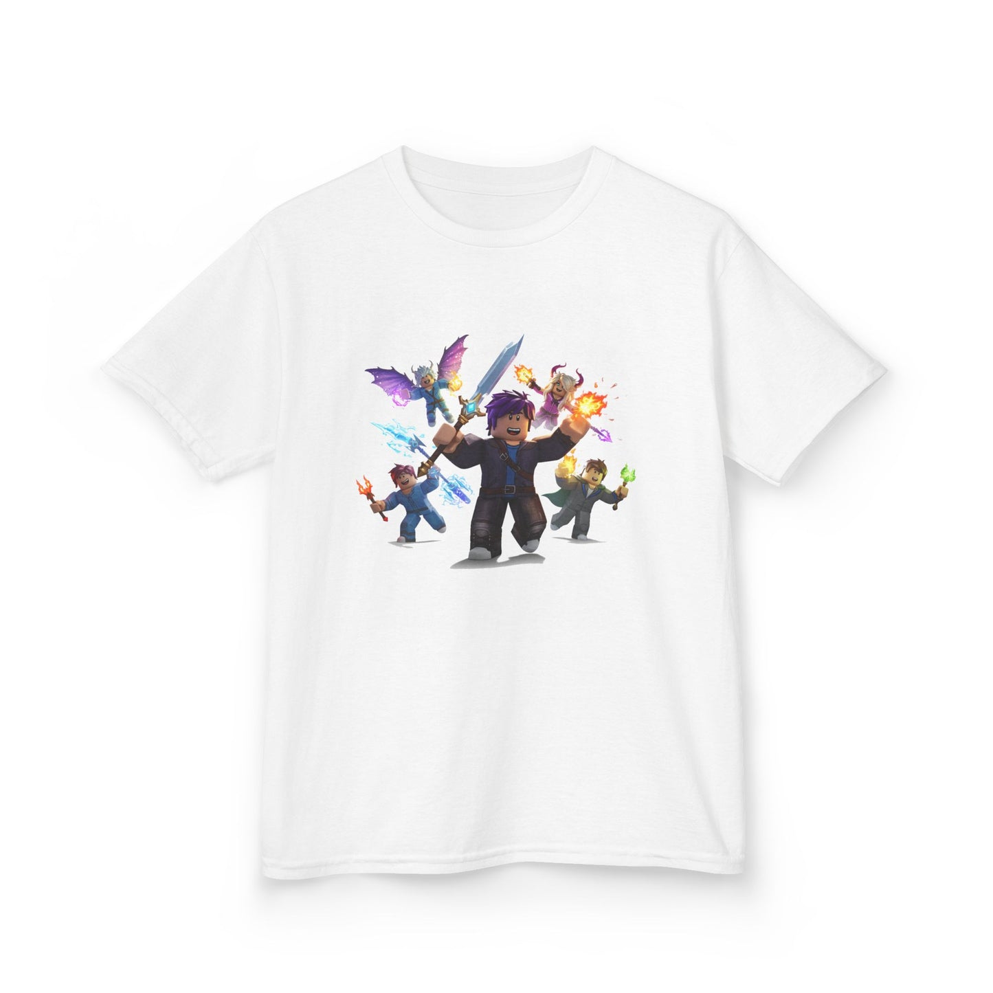 Pixel Pals Playground - Kids' Trendy Voxel Tee