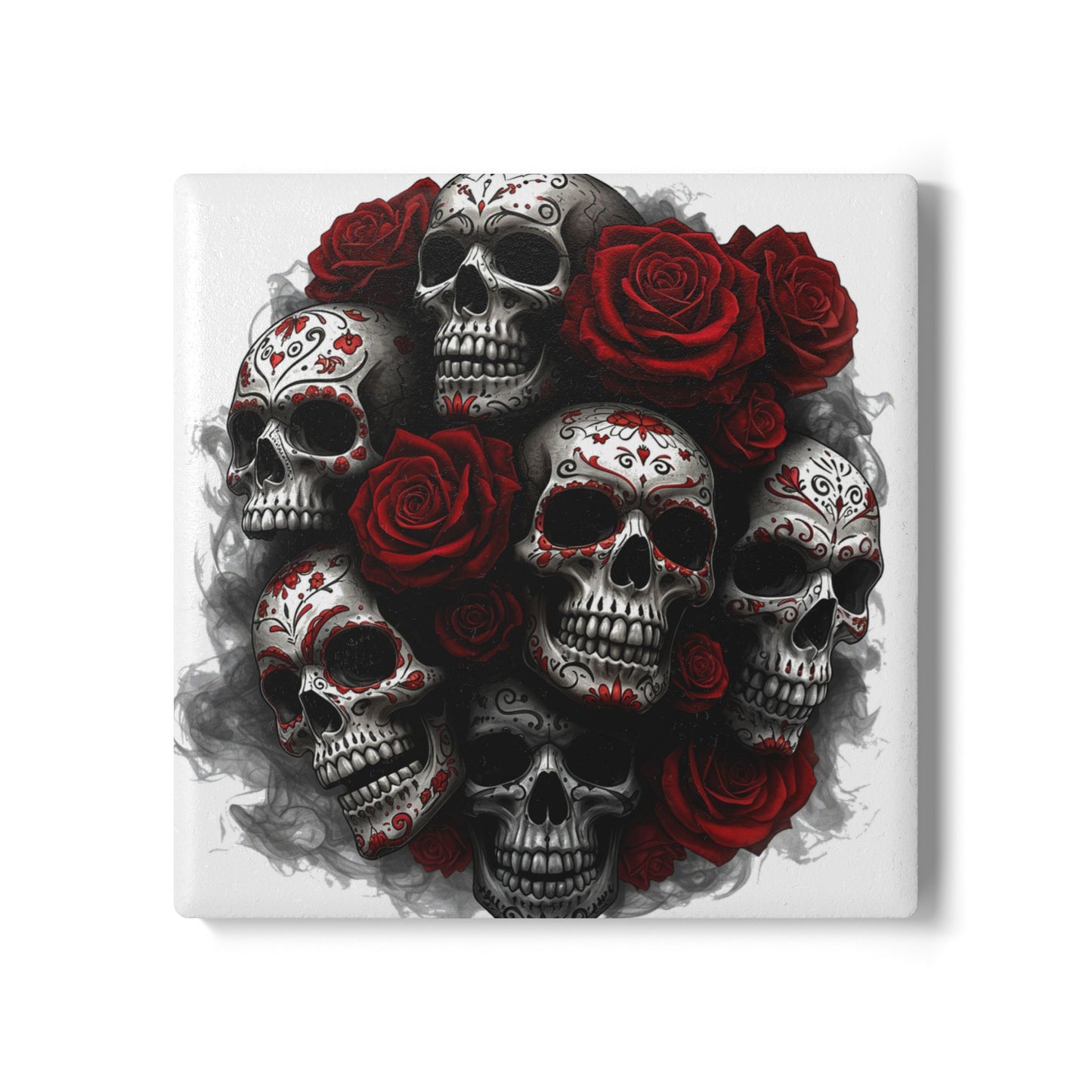 LaCatrina Edge: Ceramic Coaster – Style #22