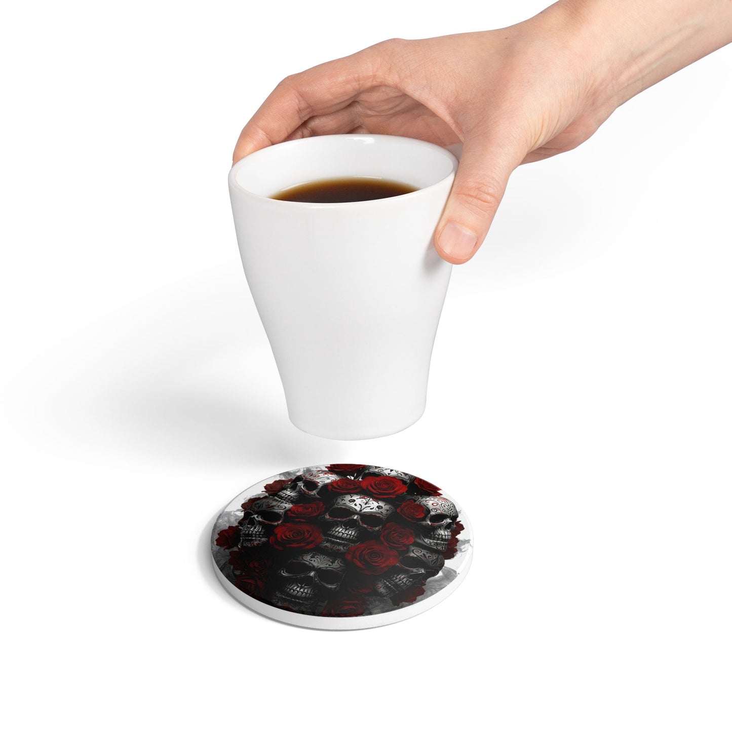 LaCatrina Edge: Ceramic Coaster #28 - Bold and Daring
