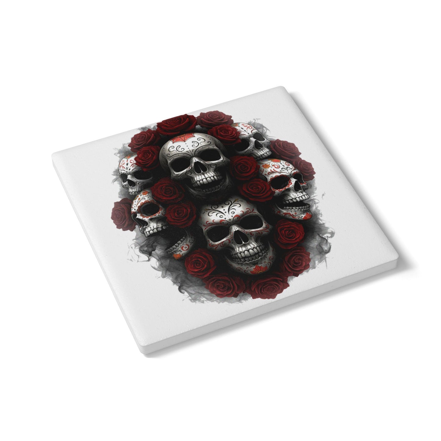 LaCatrina Edge: #39 Ceramic Coaster – Daring Décor