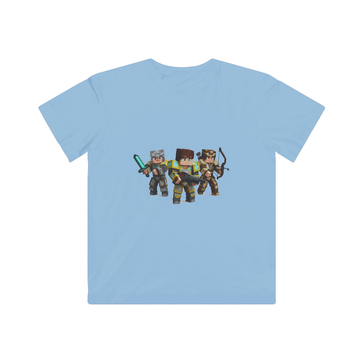 Pixel Power Player Kids Tee - Mine-Inspired Casual Fun!