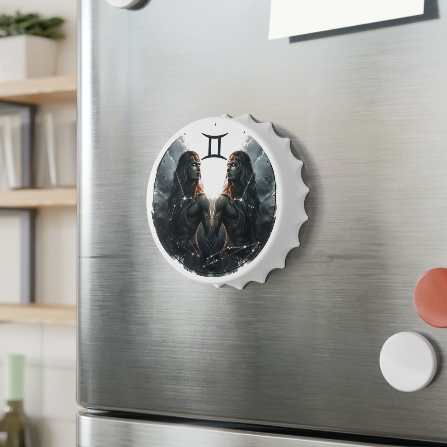 Gemini-Inspired Trendy Zodiac Bottle Opener