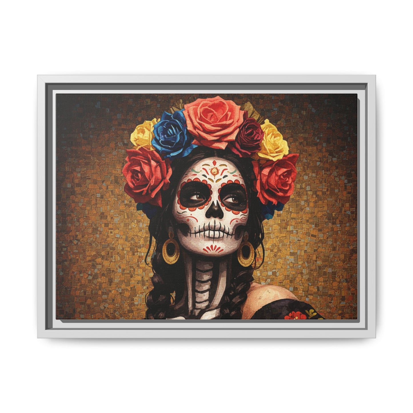 LaCatrina Elegance #15: Multicolor Matte Framed Canvas