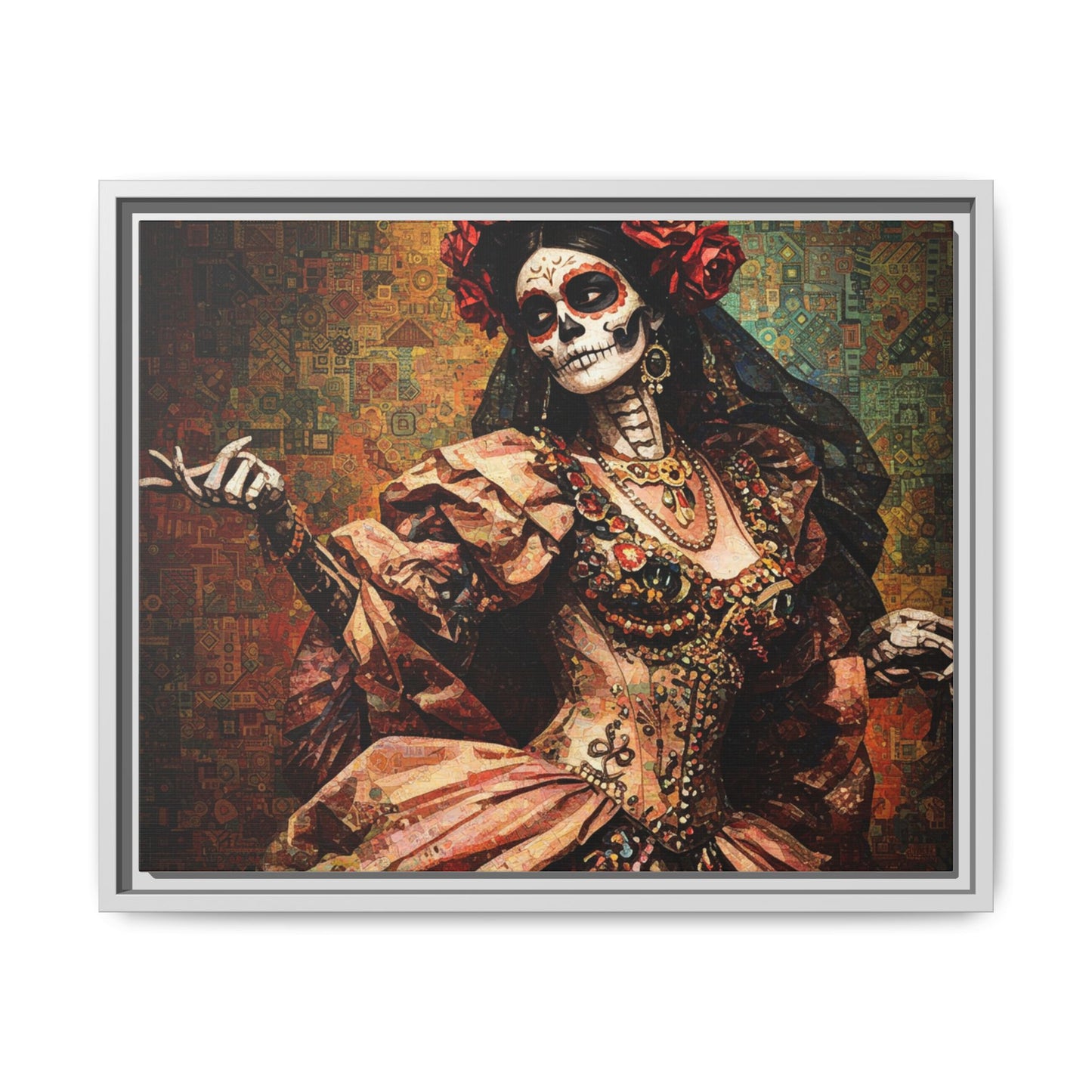 LaCatrina Elegance: Professional Art Series #6 - Framed Matte Canvas