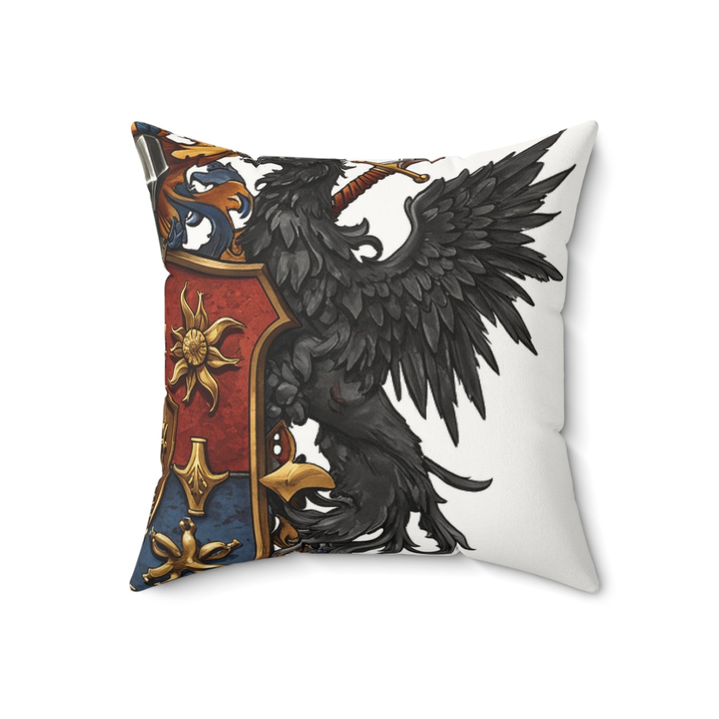 Urban Edge: Faux Suede Designer Pillow