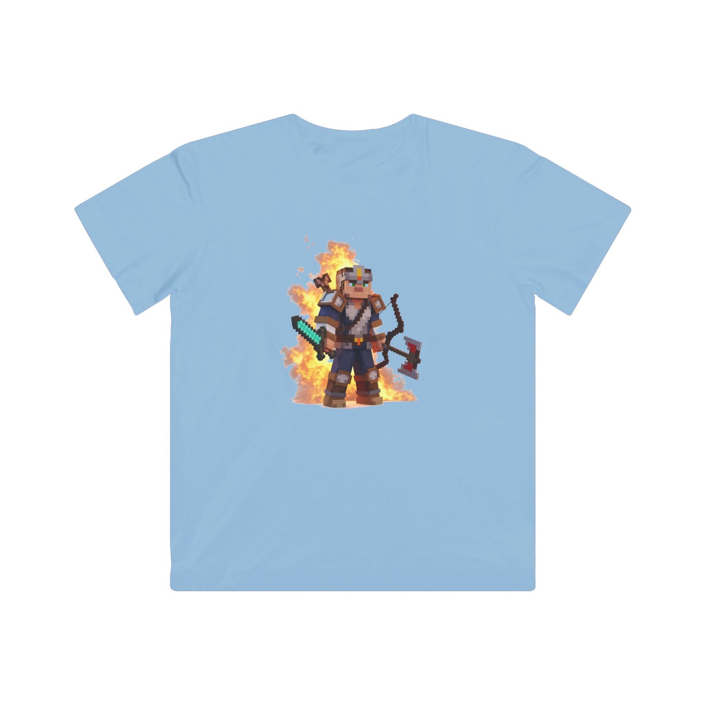Pixel Power Player - Kids' Mine Warriors-Inspired Tee