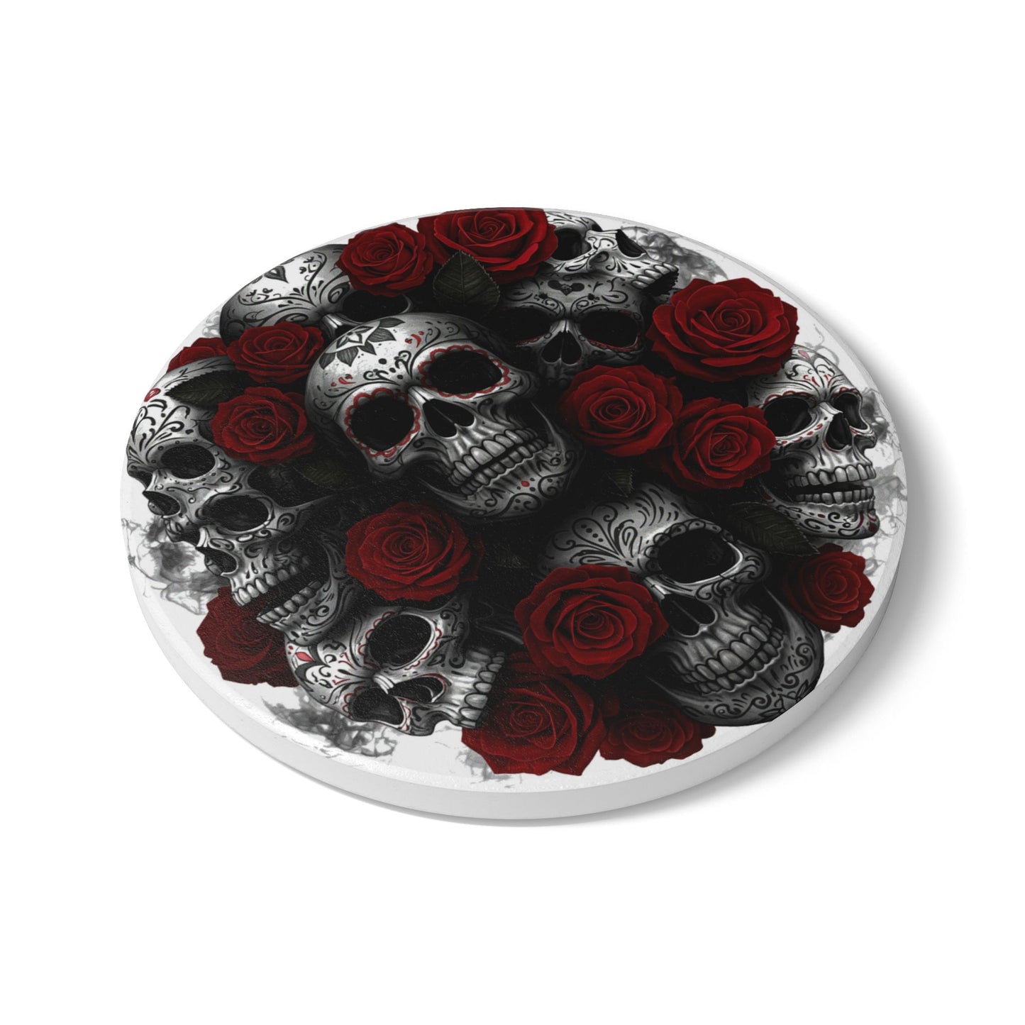 LaCatrina Edge: Daring Ceramic Coaster #17