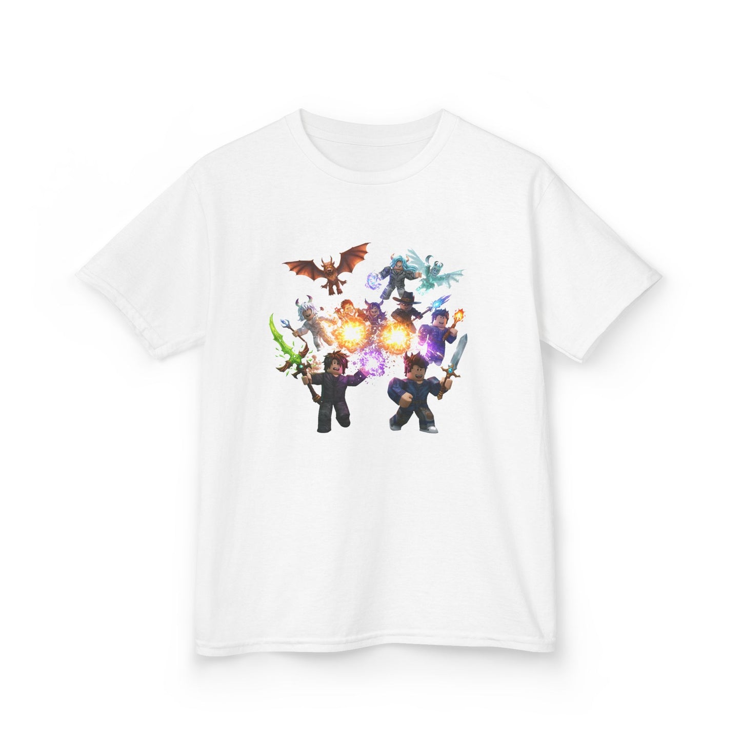 Pixel Pals Playground - Kids' Trendy Voxel Tee