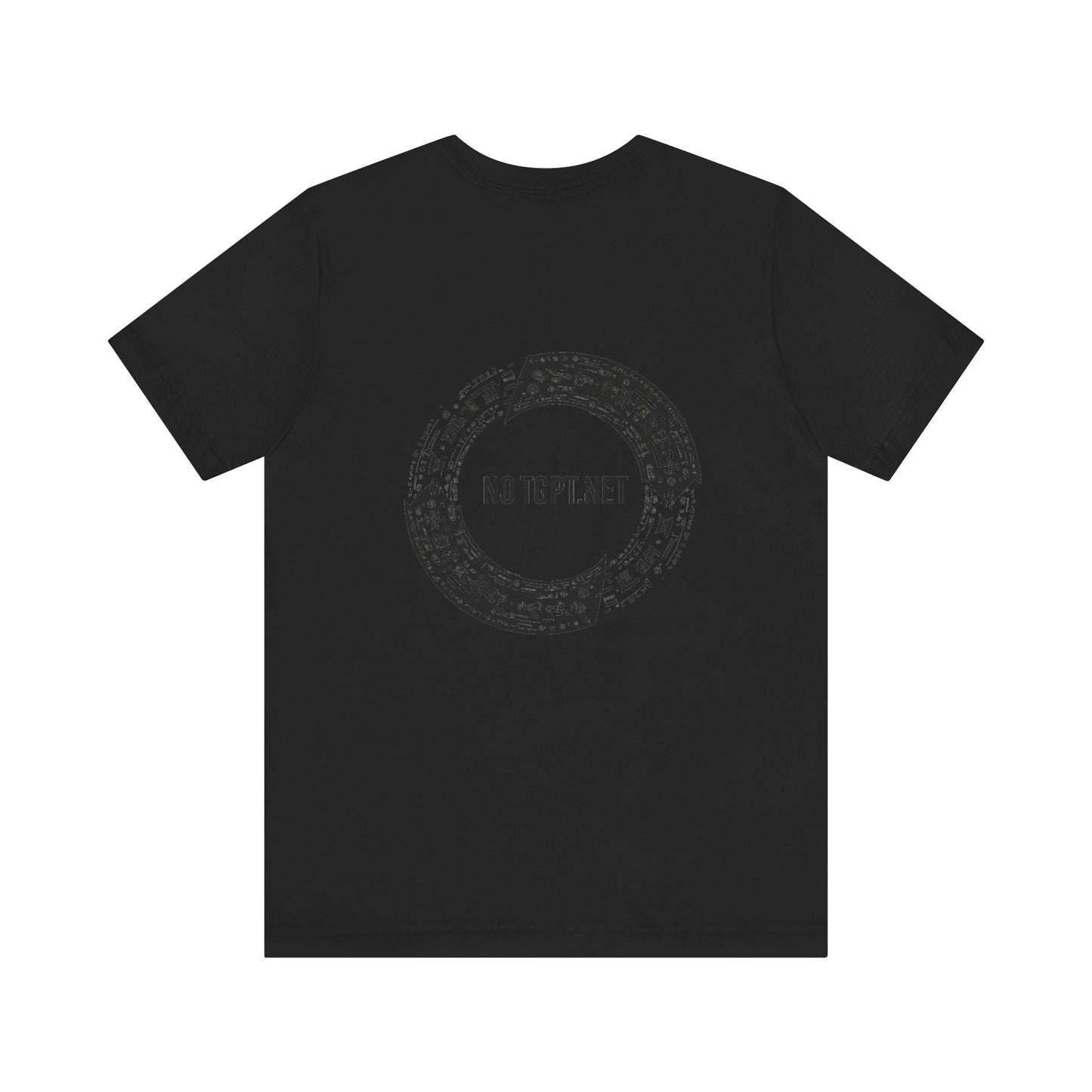 Glitch Heraldry Fusion Tee - Trendy Unisex Style