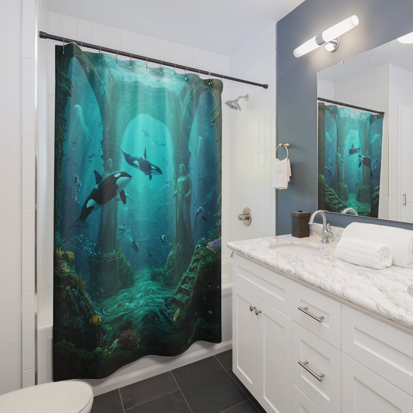 Atlantis Edge: The Lost City Shower Curtain Design #31