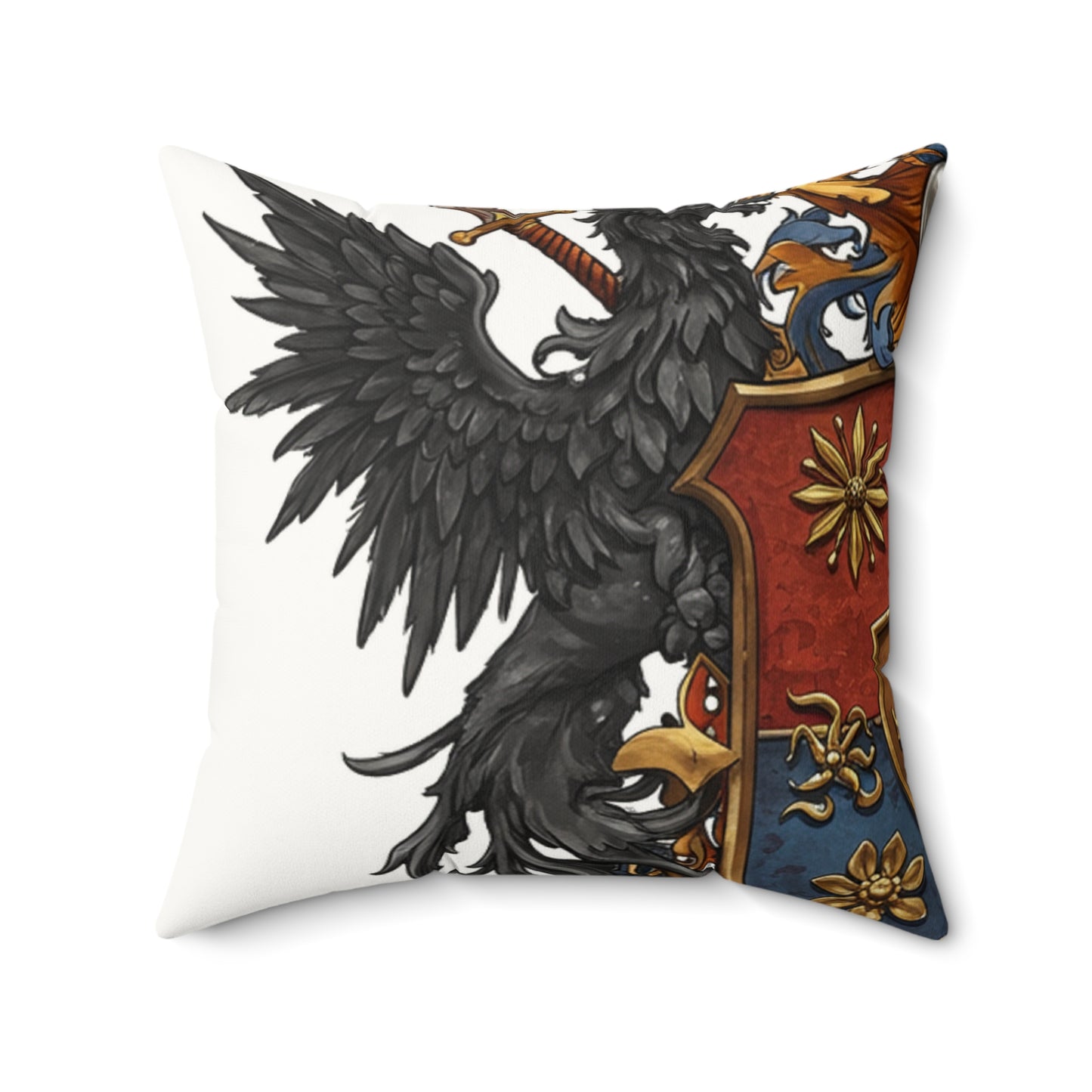 Urban Edge: Faux Suede Designer Pillow