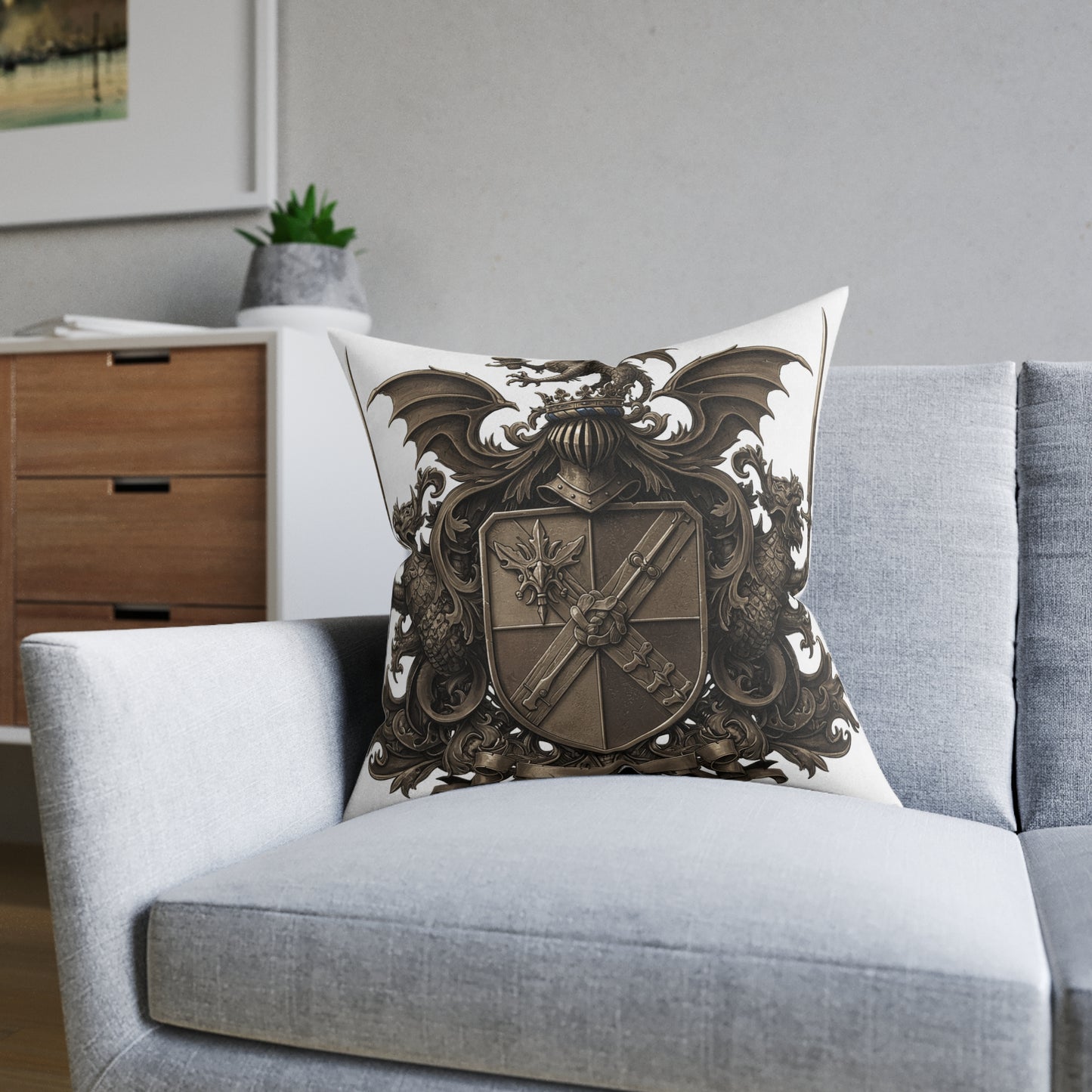 Urban Edge Guild #3 - Dual-Sided Square Pillow