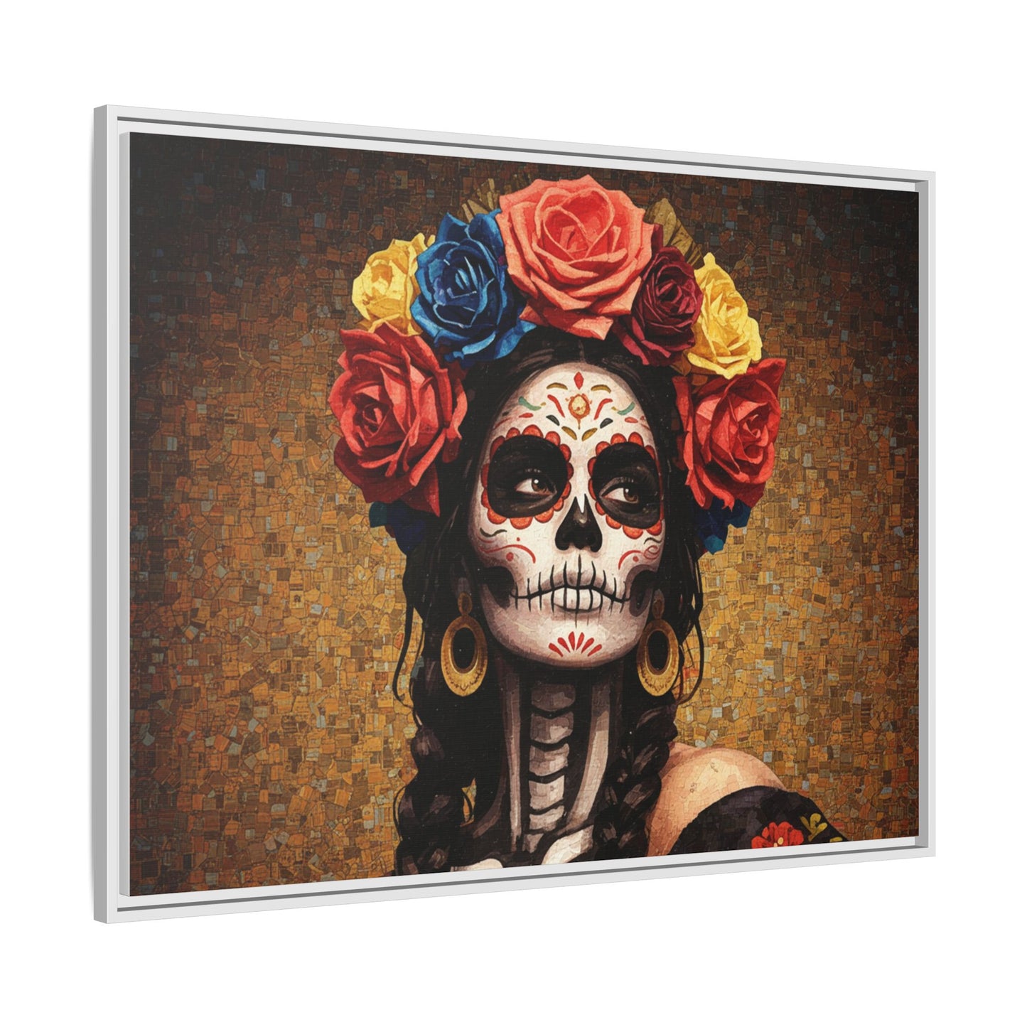 LaCatrina Elegance #15: Multicolor Matte Framed Canvas