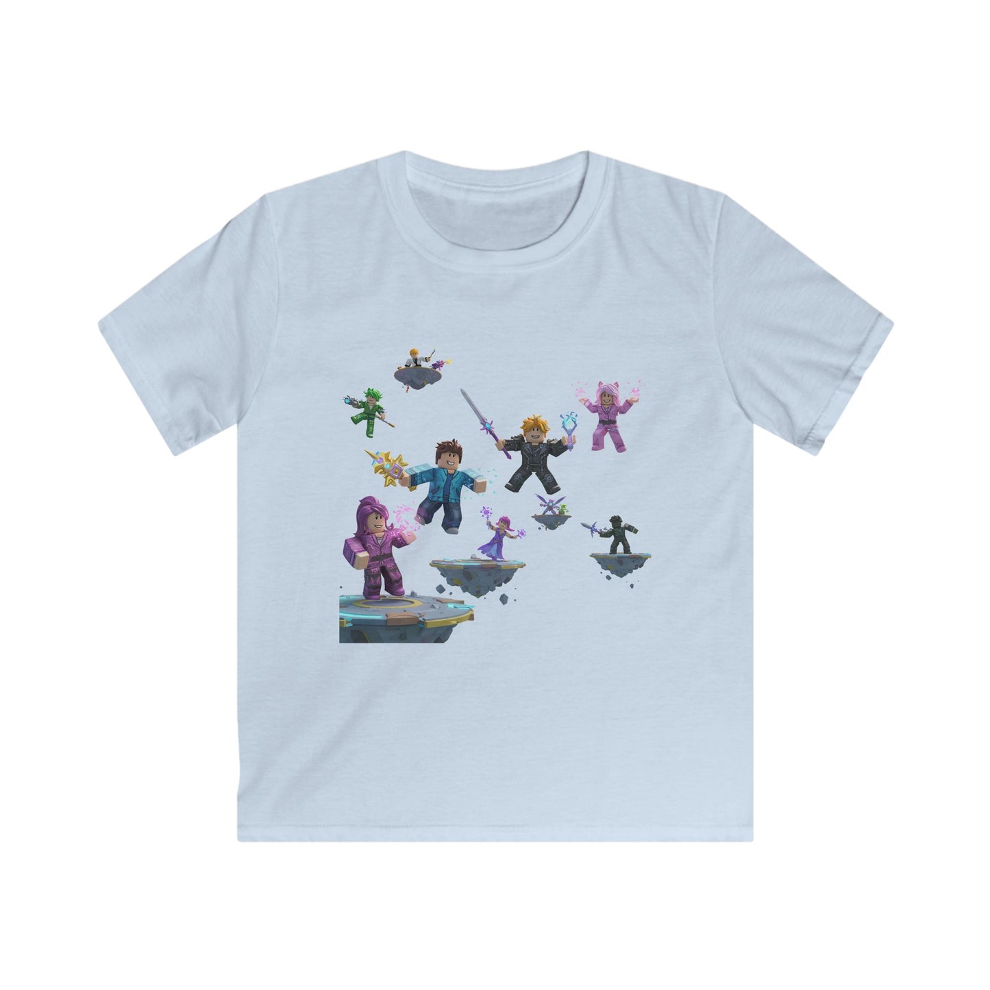 Pixel Pals Parade Kids Tee - Voxel Adventure Edition