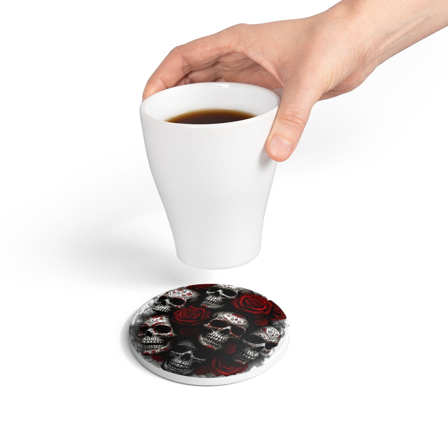 LaCatrina Edge: Ceramic Coaster – Style #22