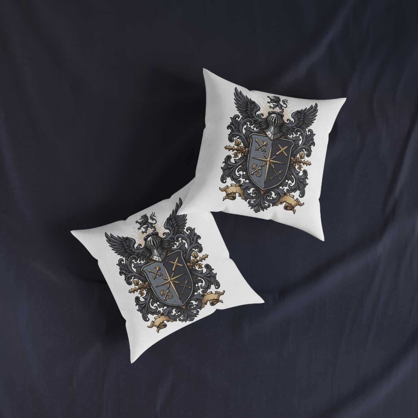 Edgy Guild Emblem Square Pillow - Dare to Dream Edition