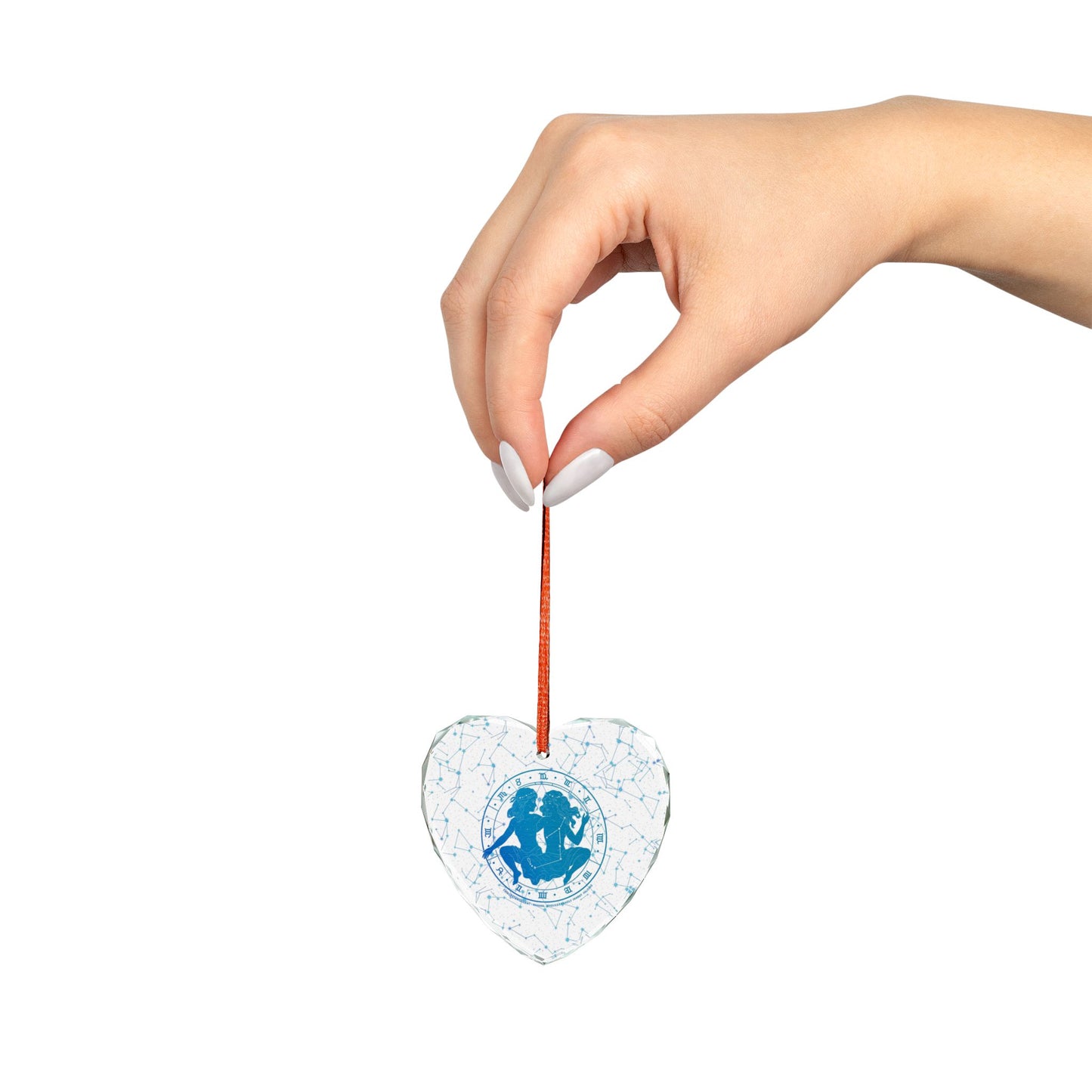 Gemini Edge – Dual Force Crystal Glass Ornament