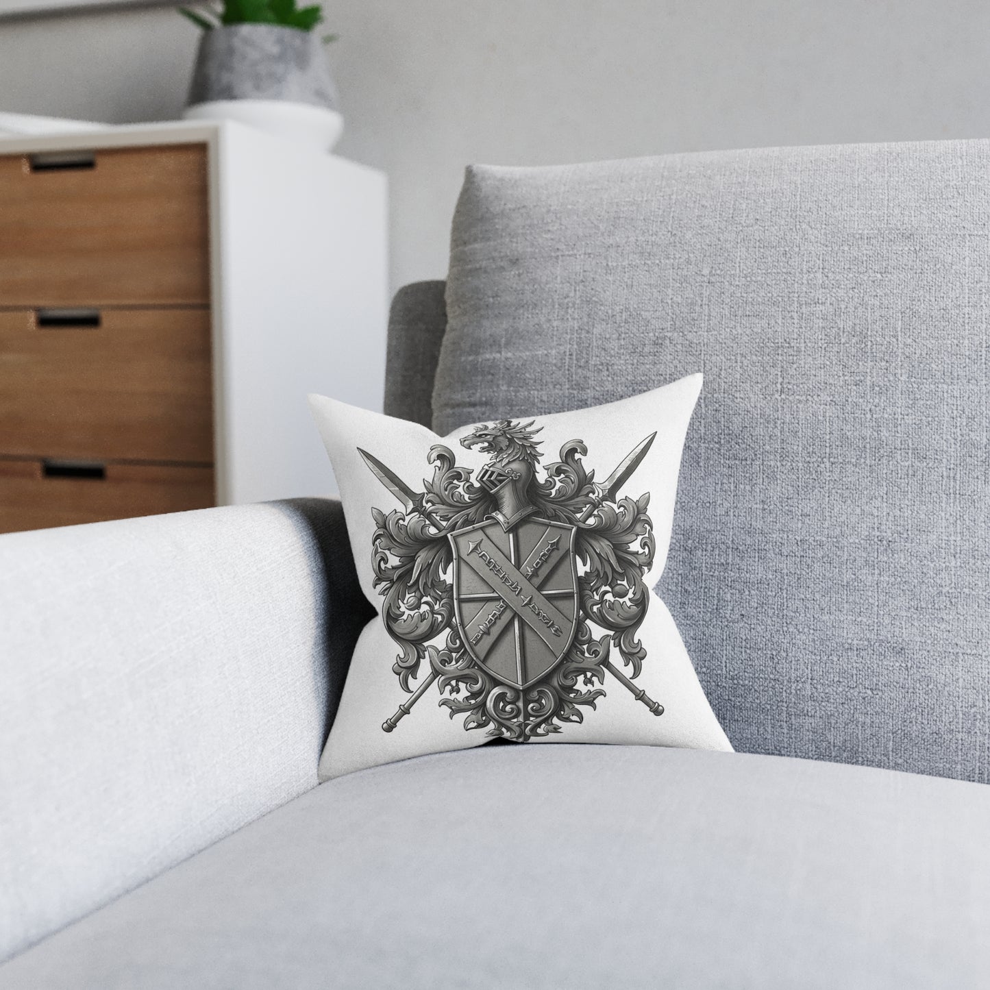 Urban Edge: Dual Guild #41 Design Square Pillow
