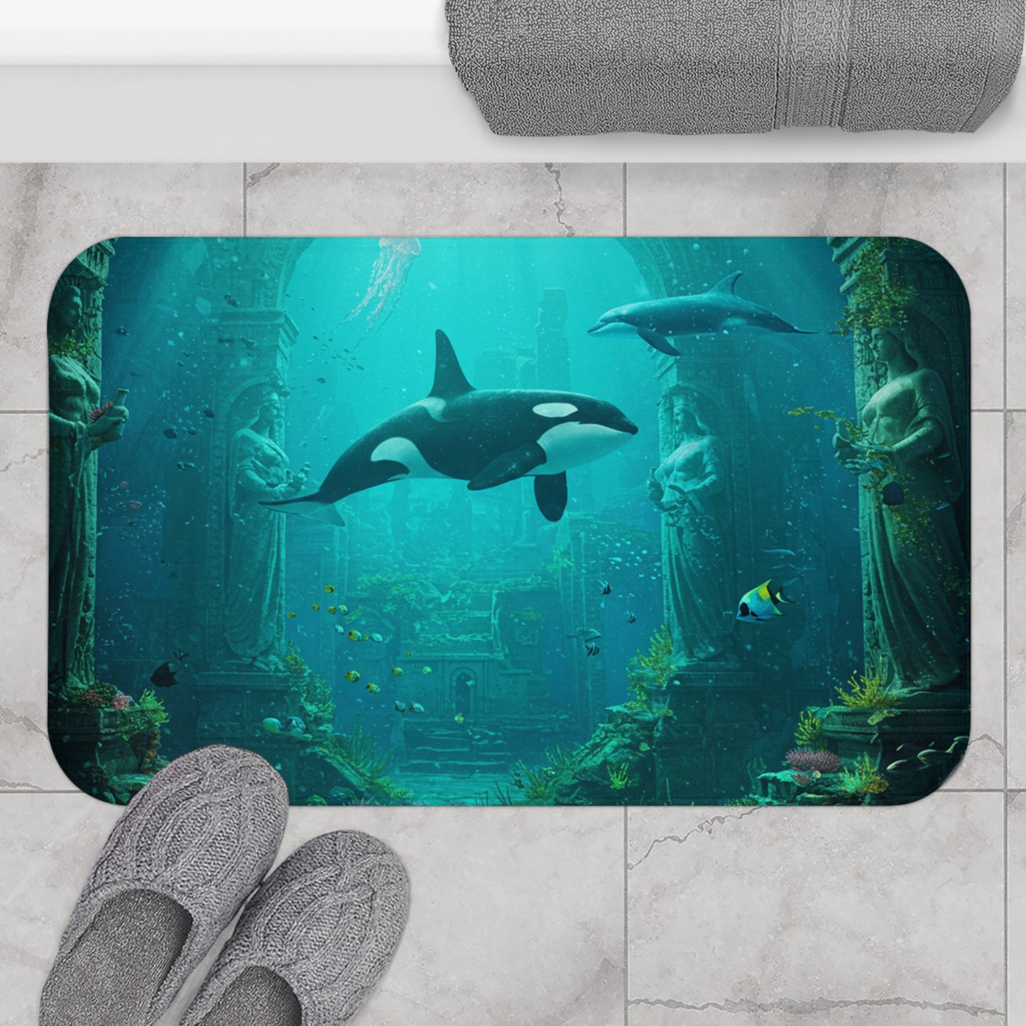 Atlantis Escape Casual Bath Mat