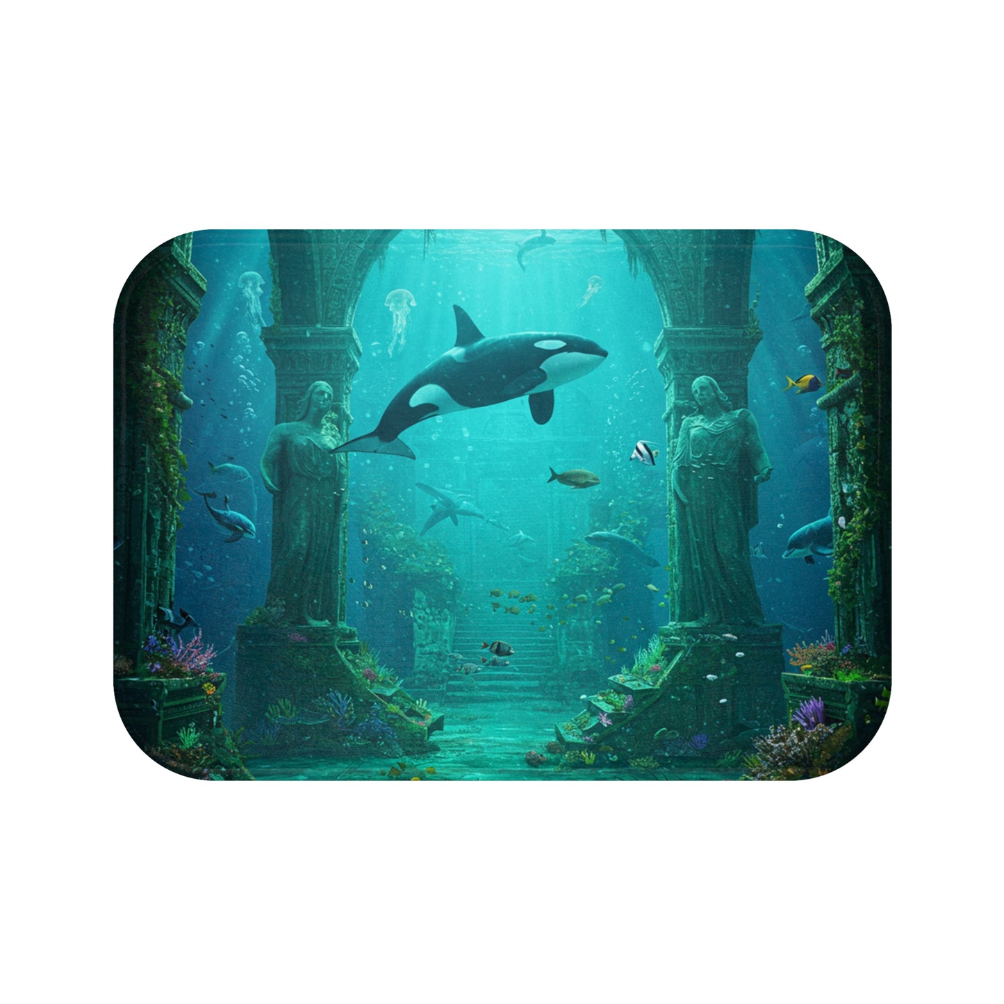 Atlantis Escape: Casual Bath Mat