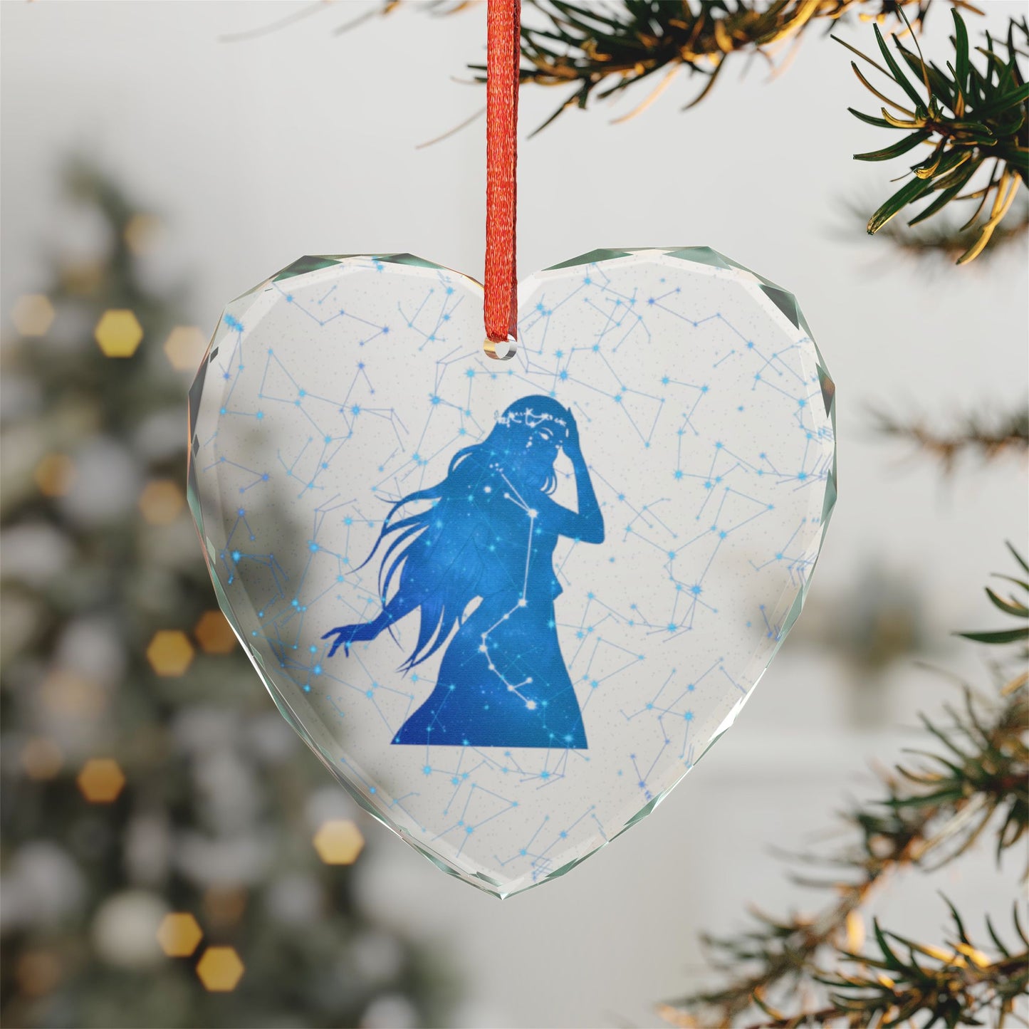 Virgo Vibe - Edgy Zodiac Crystal Ornament #13