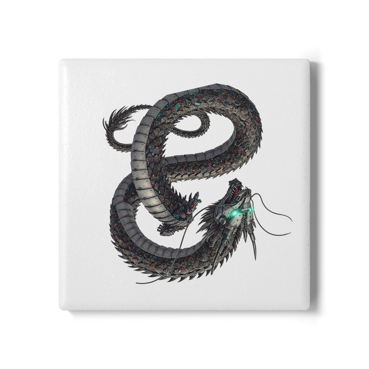 Cyber Dragon Nexus Coaster – Ignite Your Space!
