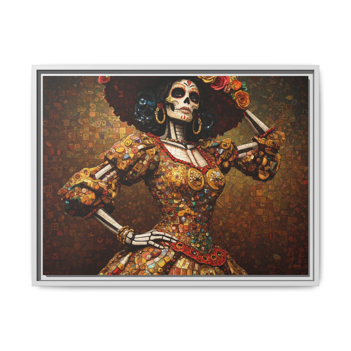 LaCatrina Essence #24 - Professional Multi-Color Framed Matte Canvas