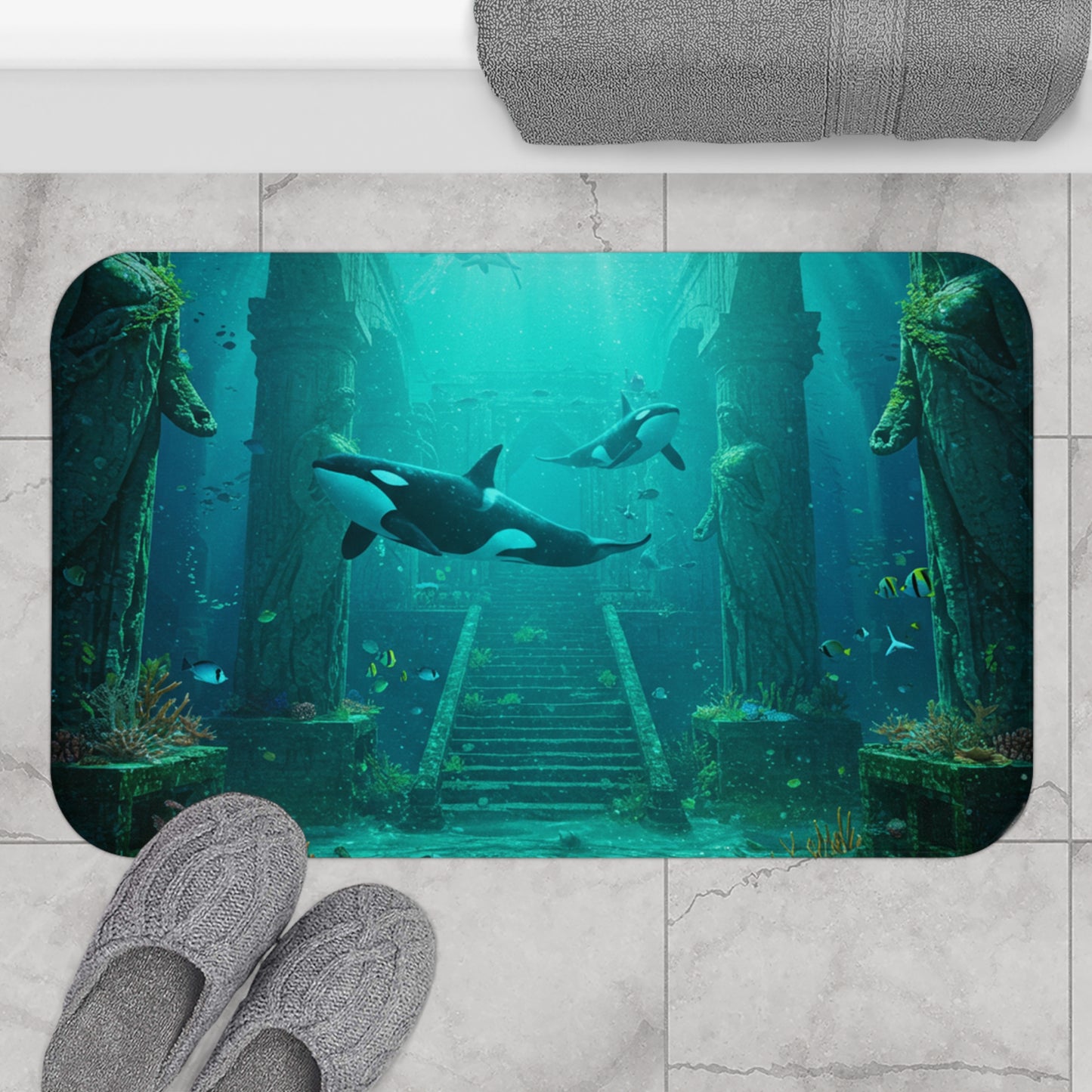 Atlantis Escape Bath Mat - Step Into Mystery #14