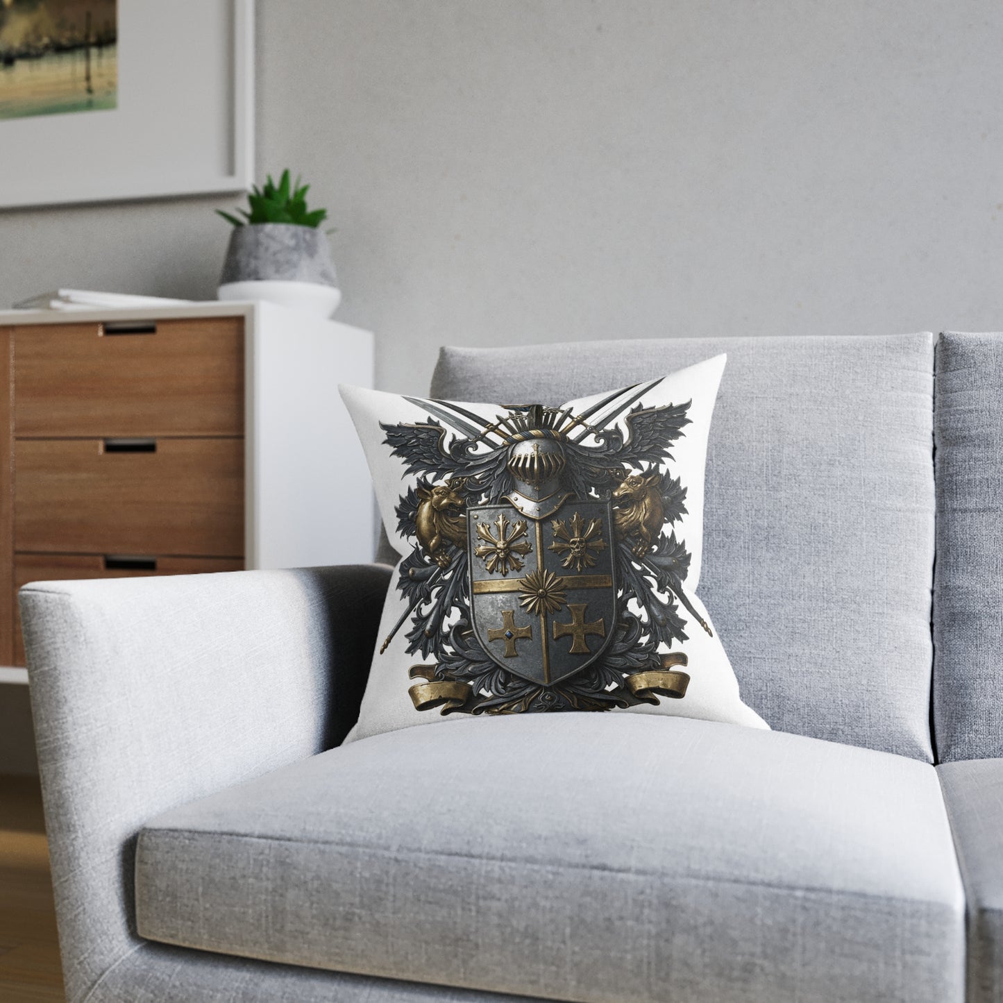 Urban Edge Square Pillow - Guild Edition #7