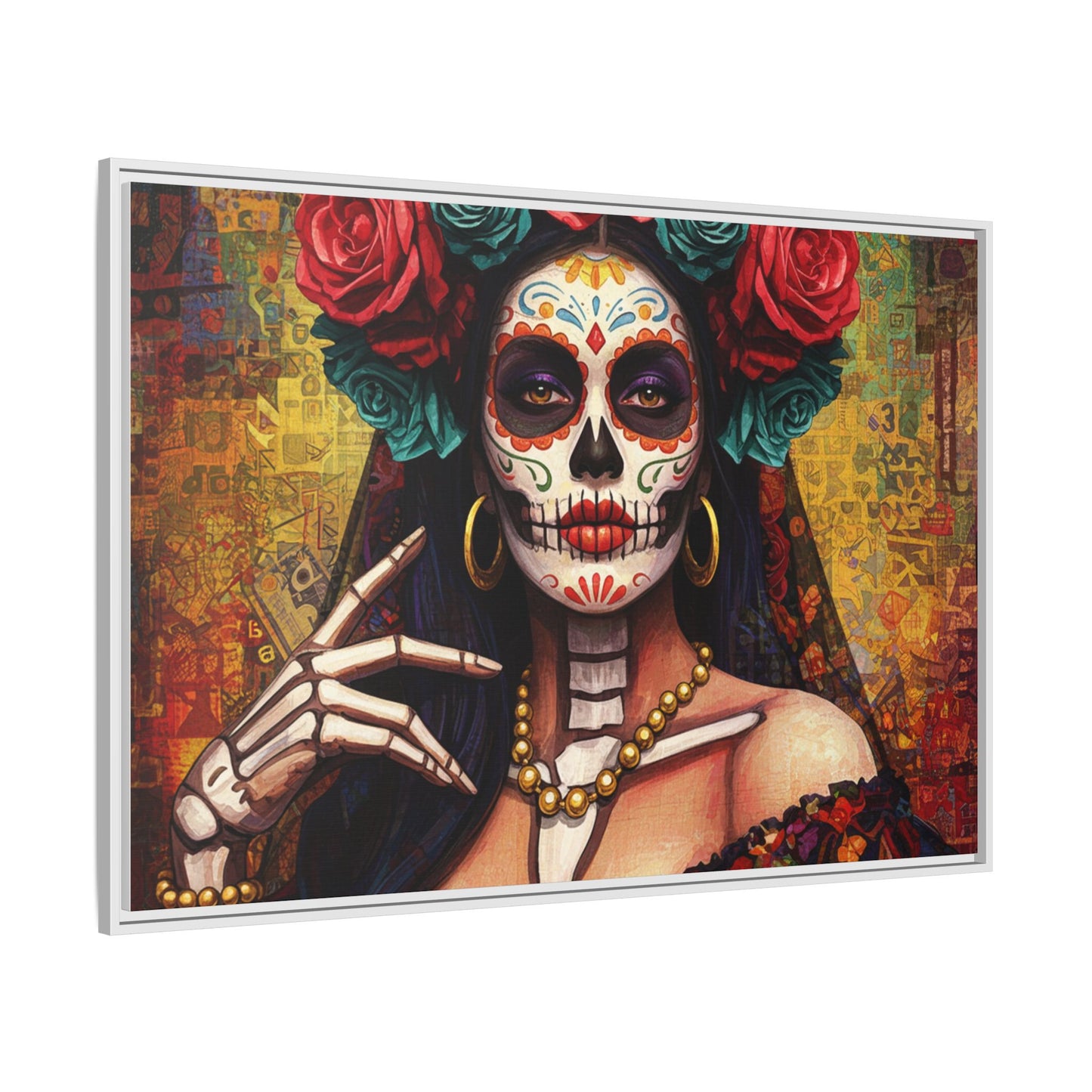LaCatrina Elegance: Professional Multi-Color Framed Matte Canvas #9
