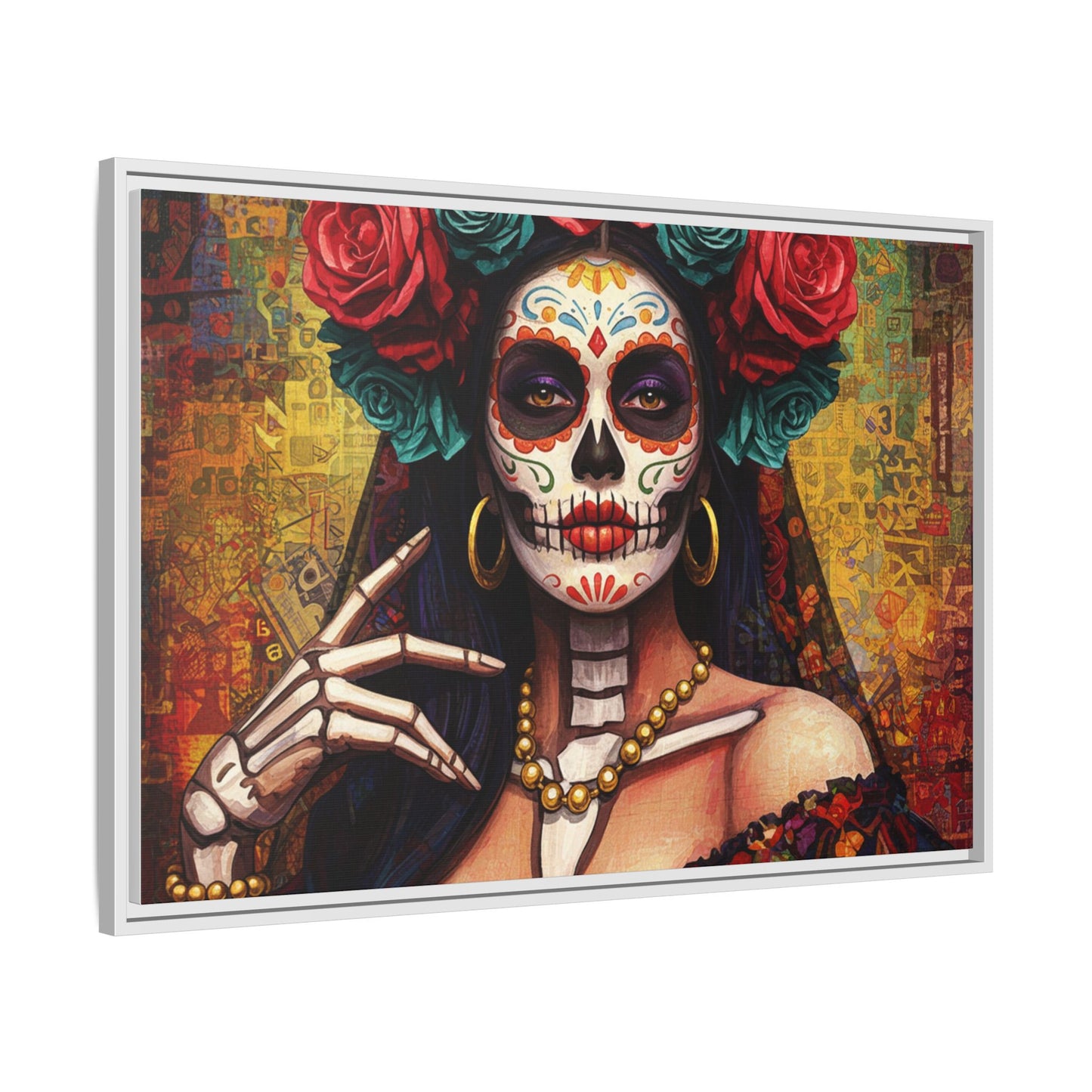 LaCatrina Elegance: Professional Multi-Color Framed Matte Canvas #9