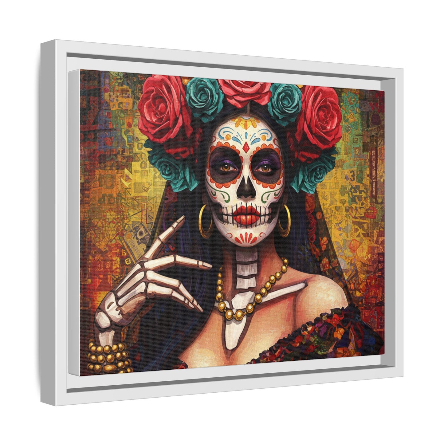 LaCatrina Elegance: Professional Multi-Color Framed Matte Canvas #9