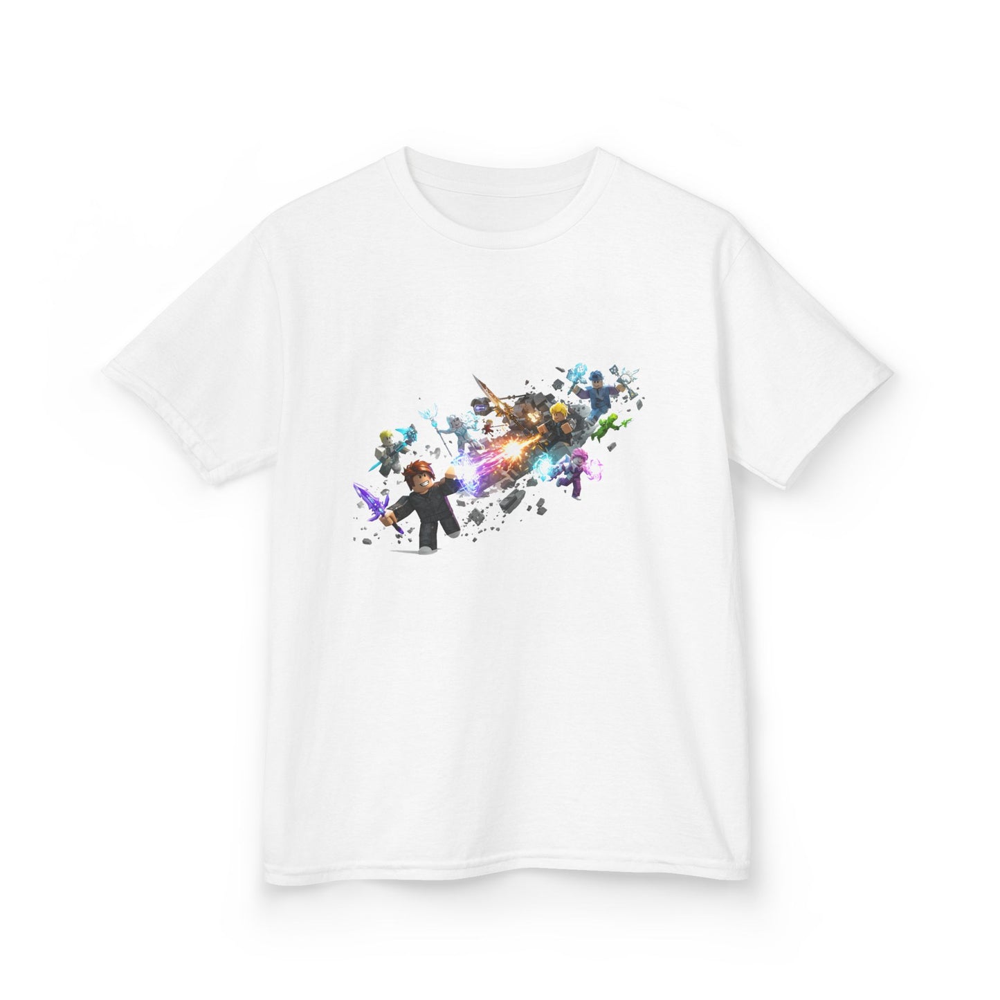 Kids Voxel Adventure Heavy Cotton Tee - Trendy Style Edition
