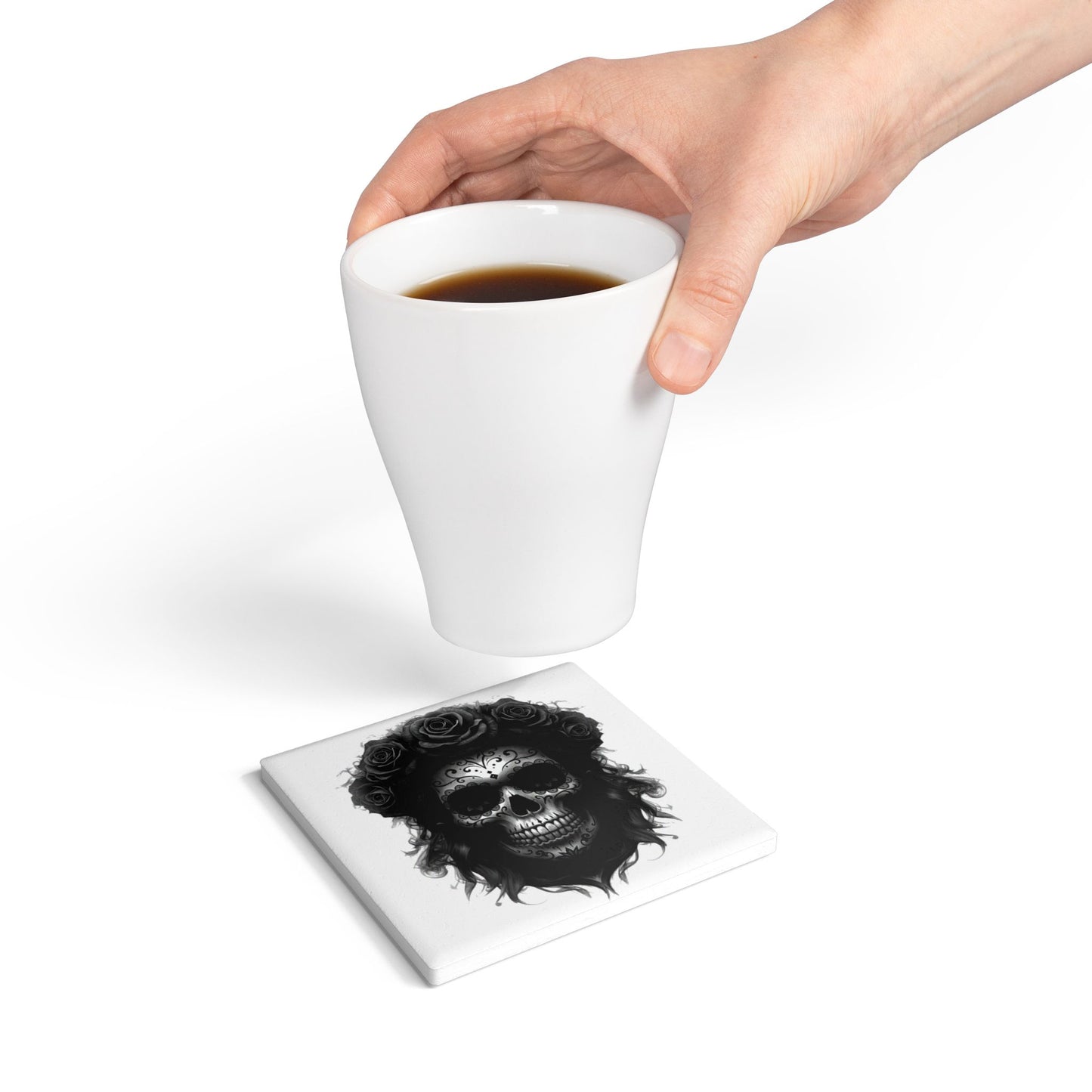 LaCatrina Edge: Bold Ceramic Coaster #5