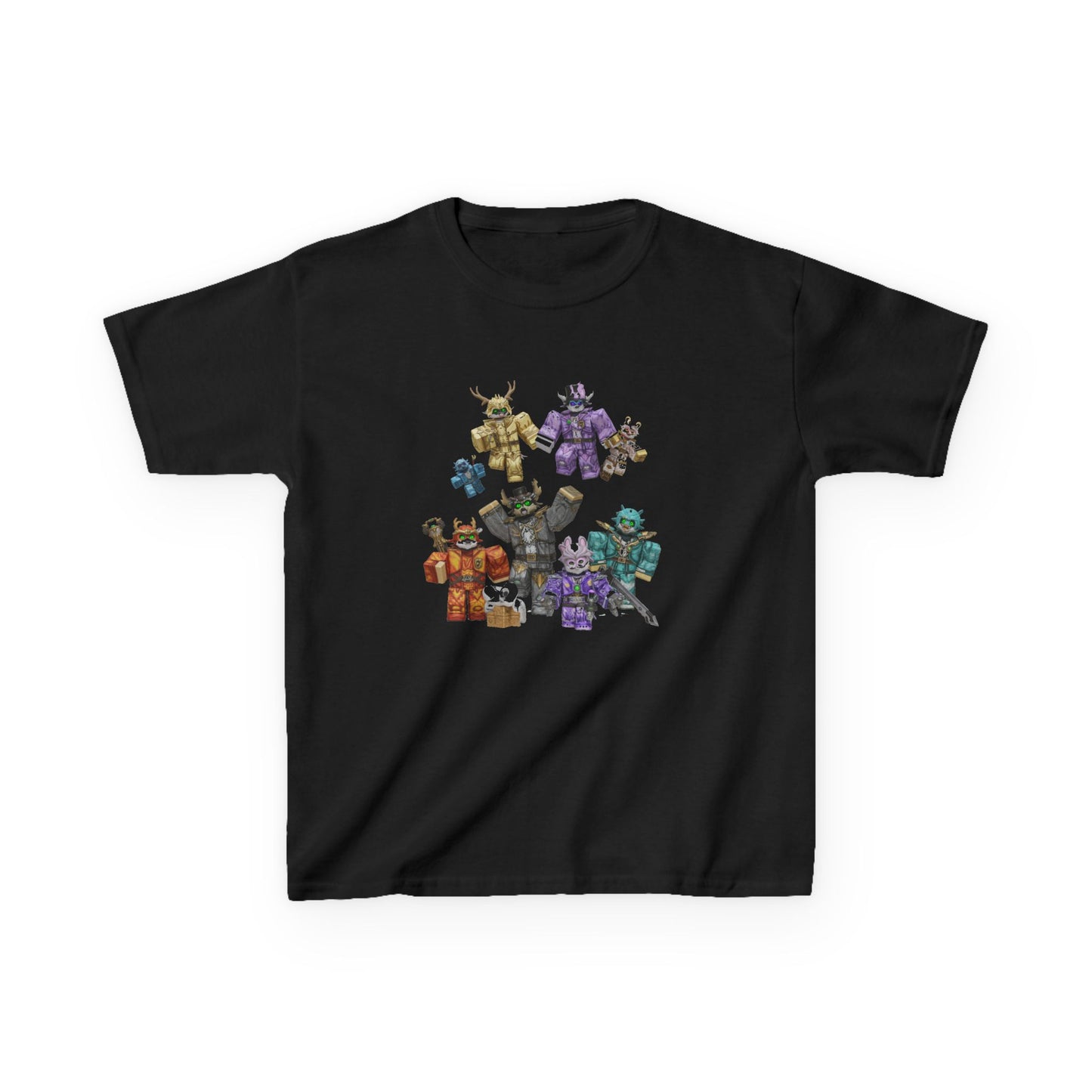Pixel Pals Adventure - Kids' Trendy Voxel Tee