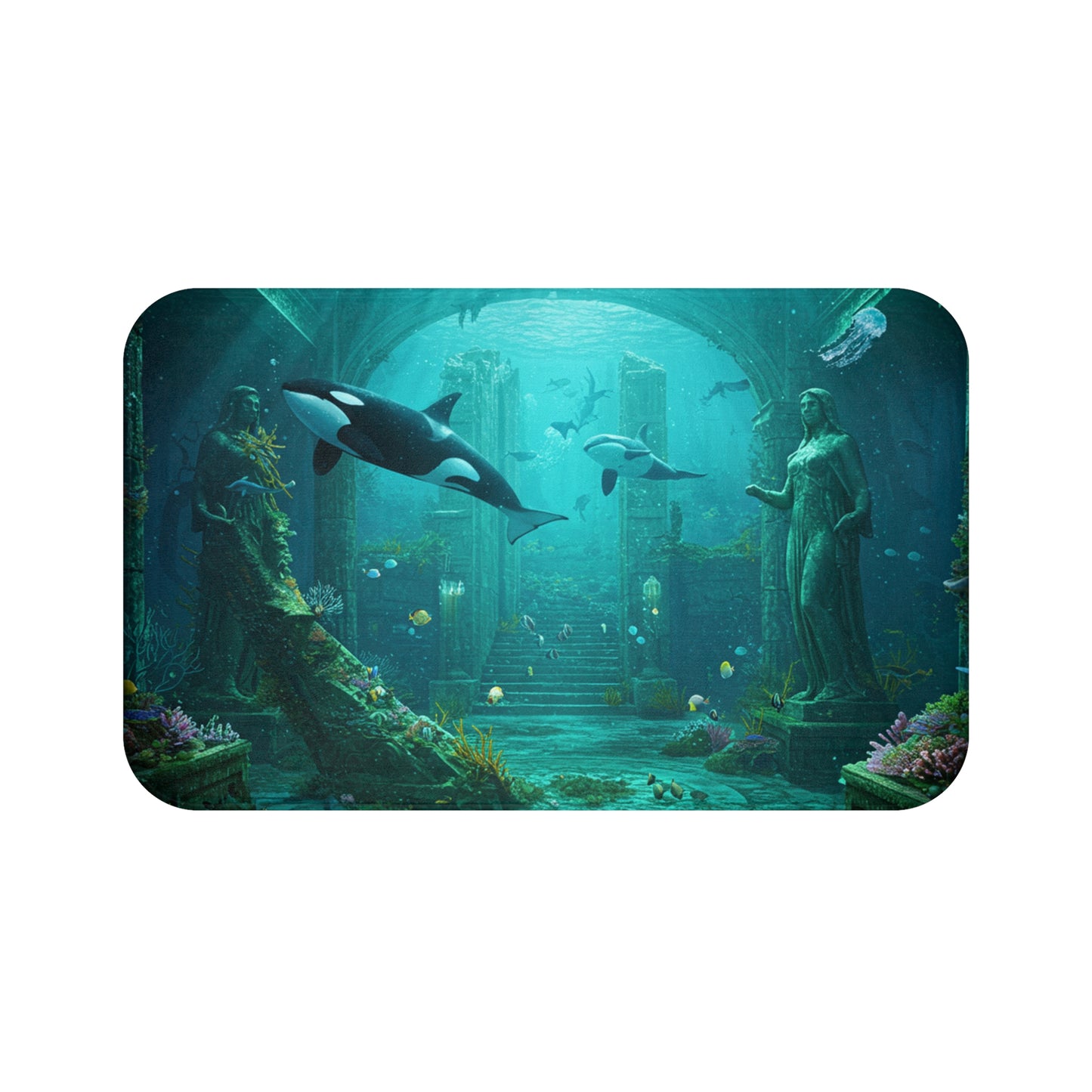 Atlantis Escape Bath Mat - Step Into Mystery!