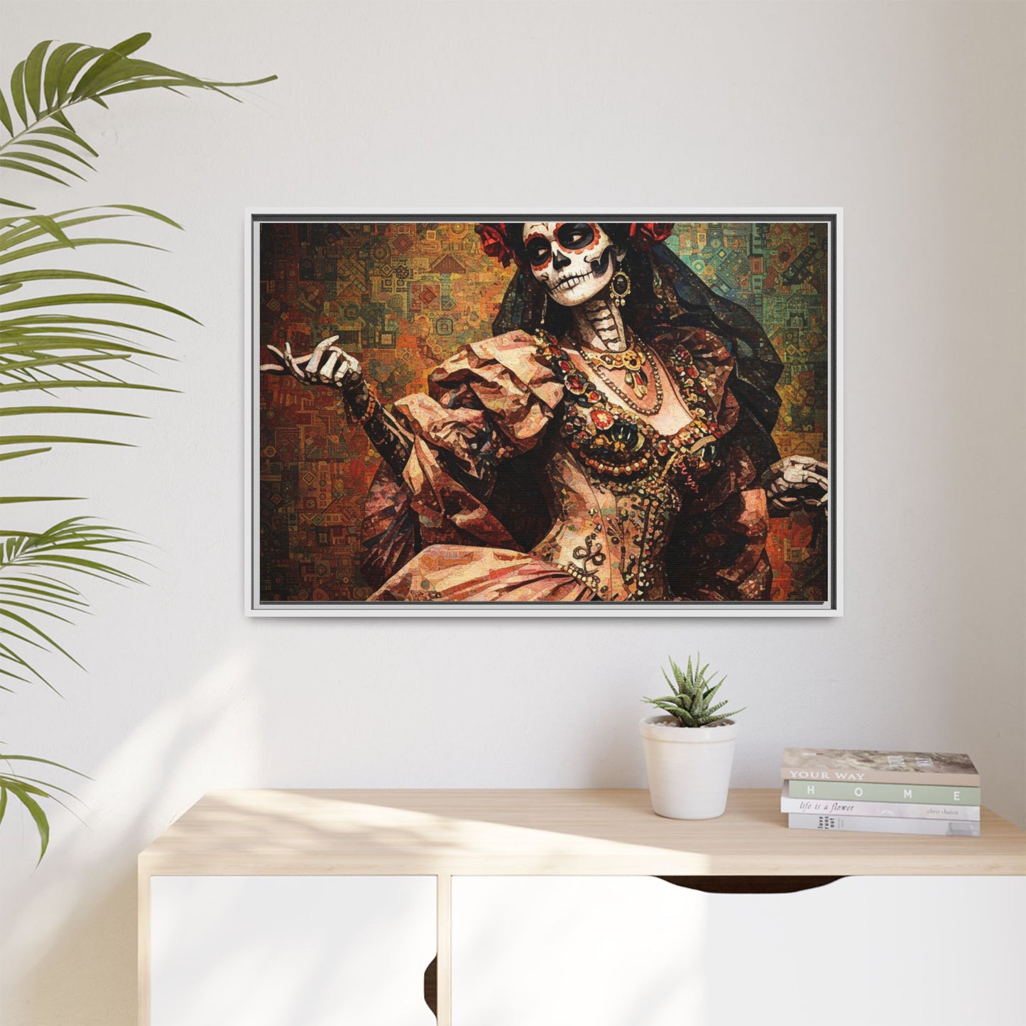 LaCatrina Elegance: Professional Art Series #6 - Framed Matte Canvas