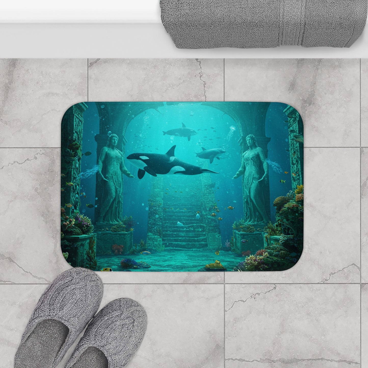 Atlantis Escape Casual Bath Mat
