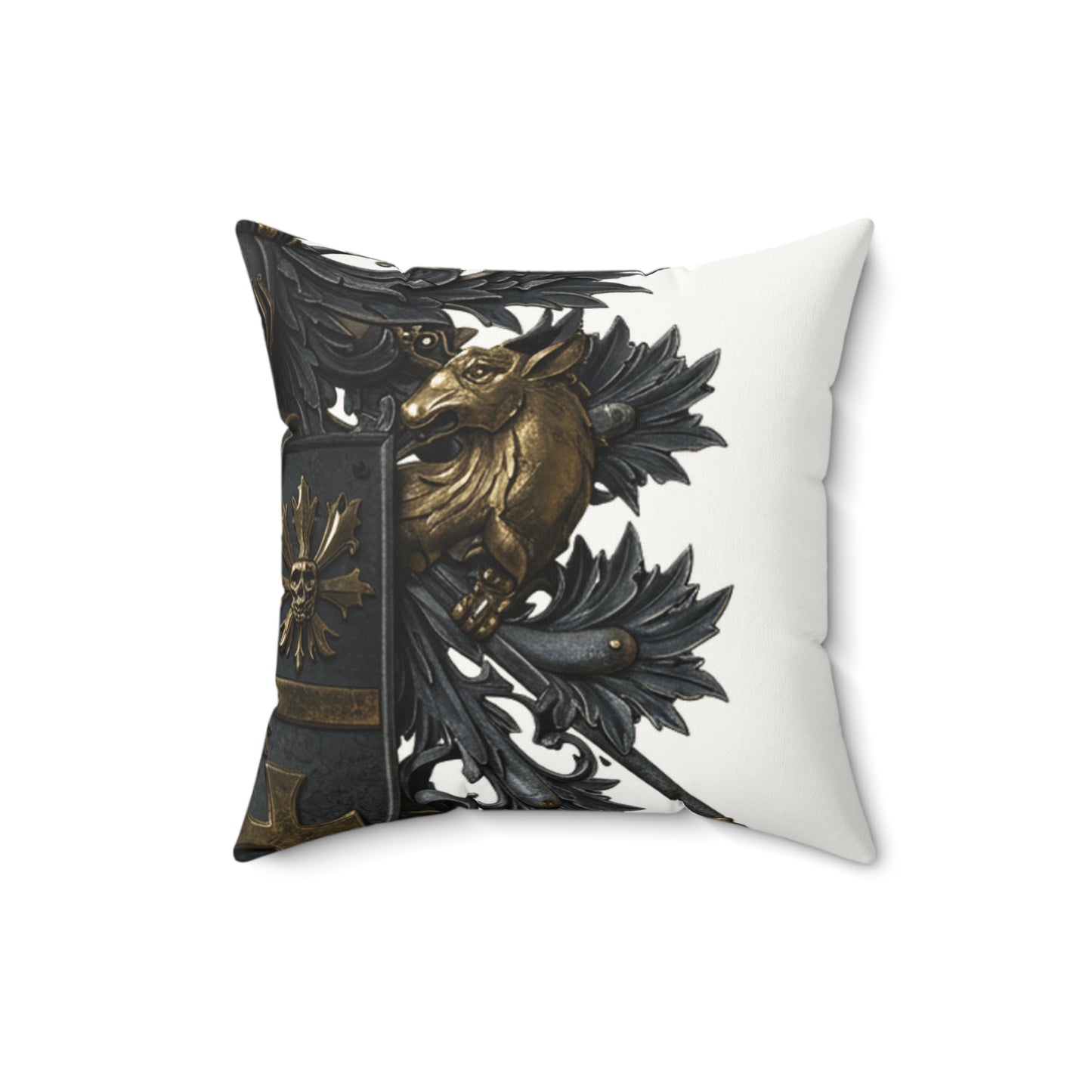 Urban Edge: Chic Faux Suede Square Pillow