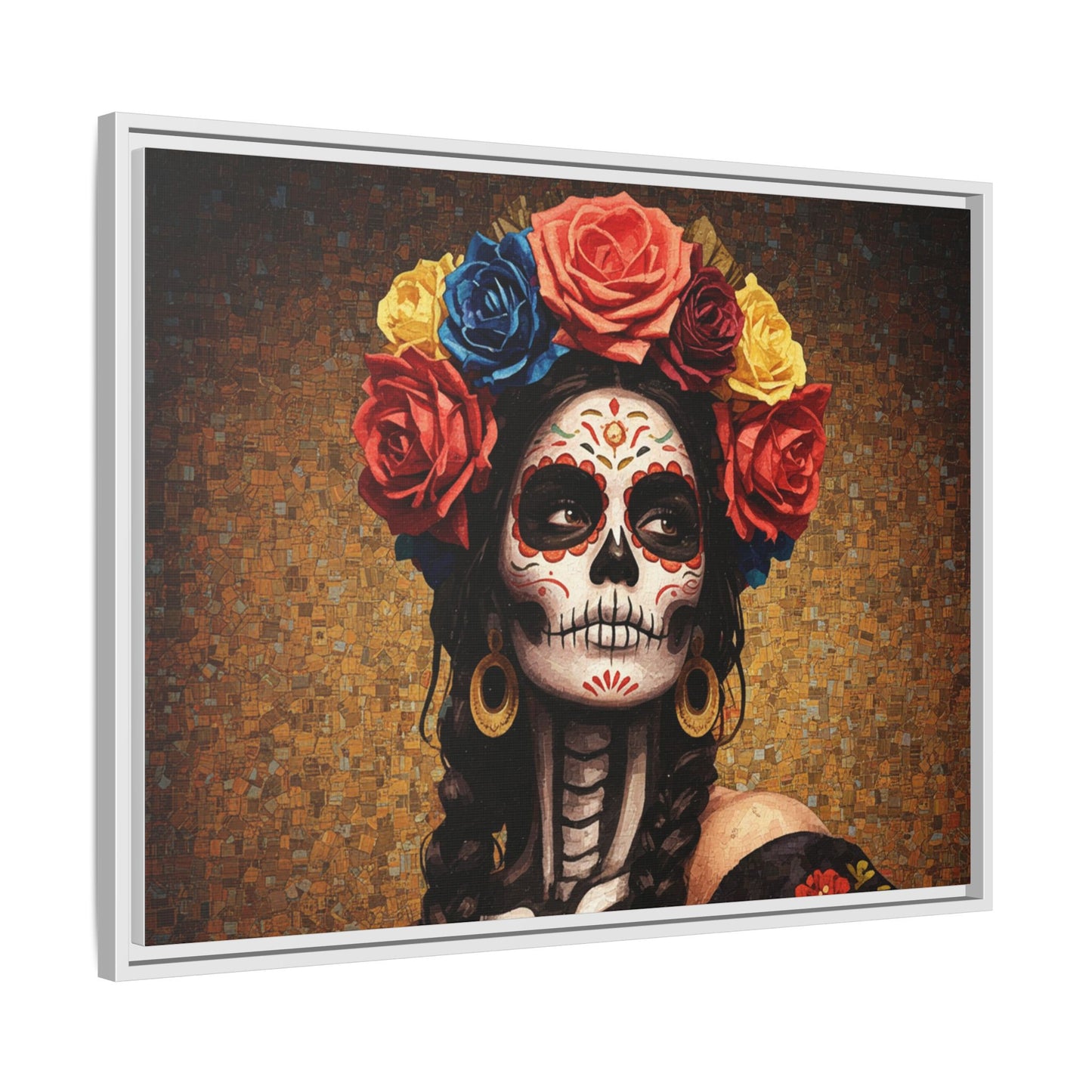LaCatrina Elegance #15: Multicolor Matte Framed Canvas