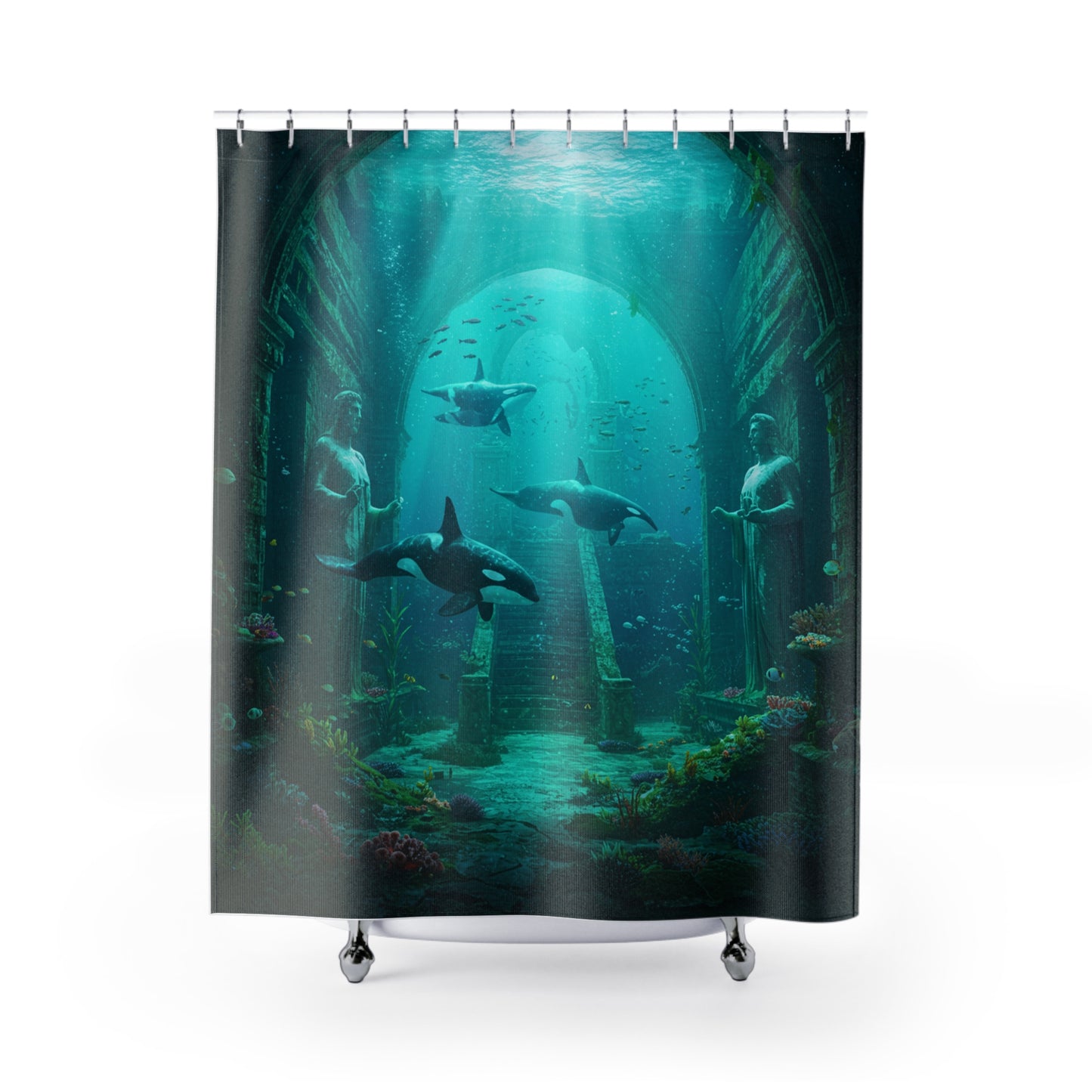 Atlantis Edge: The Lost City Shower Curtain #21
