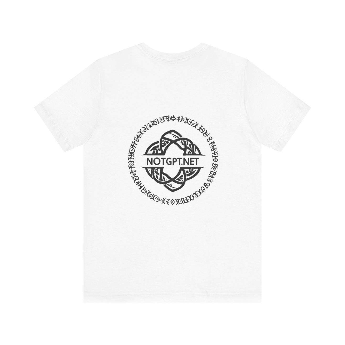 Guild Emblem Fusion Tee - Trendy Unisex Jersey with Unique Sleeve Print