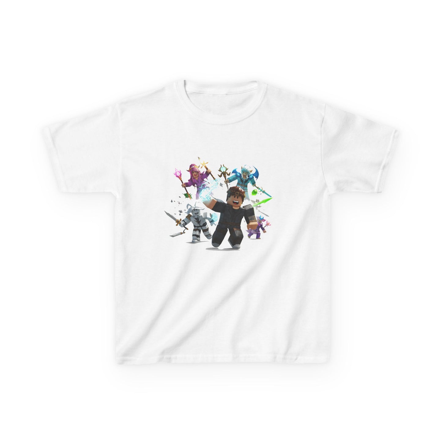Kids' Voxel Adventure Heavy Cotton Tee - Trendy Edition #46