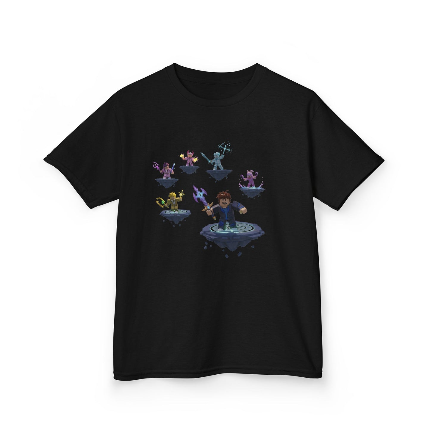 Pixel Pals Adventure Kids' Cotton Tee - Voxel Edition #61