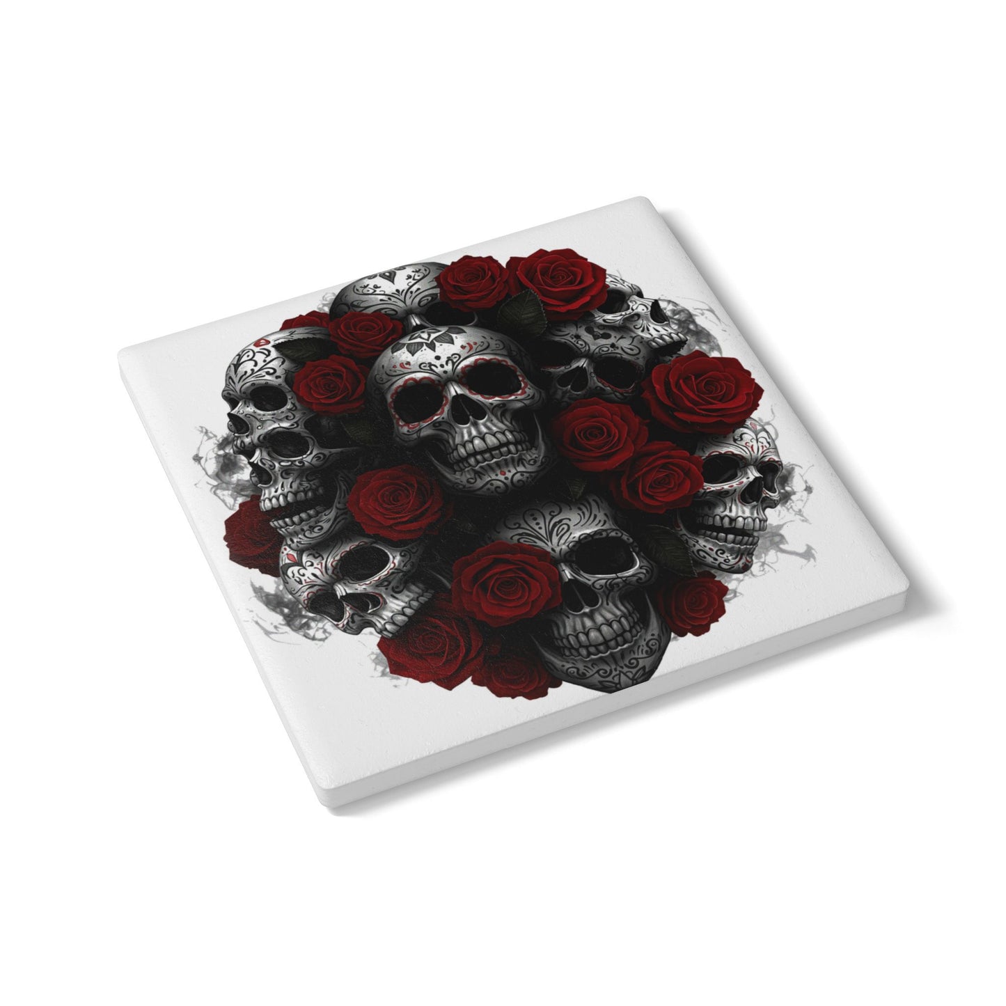LaCatrina Edge: Daring Ceramic Coaster #17